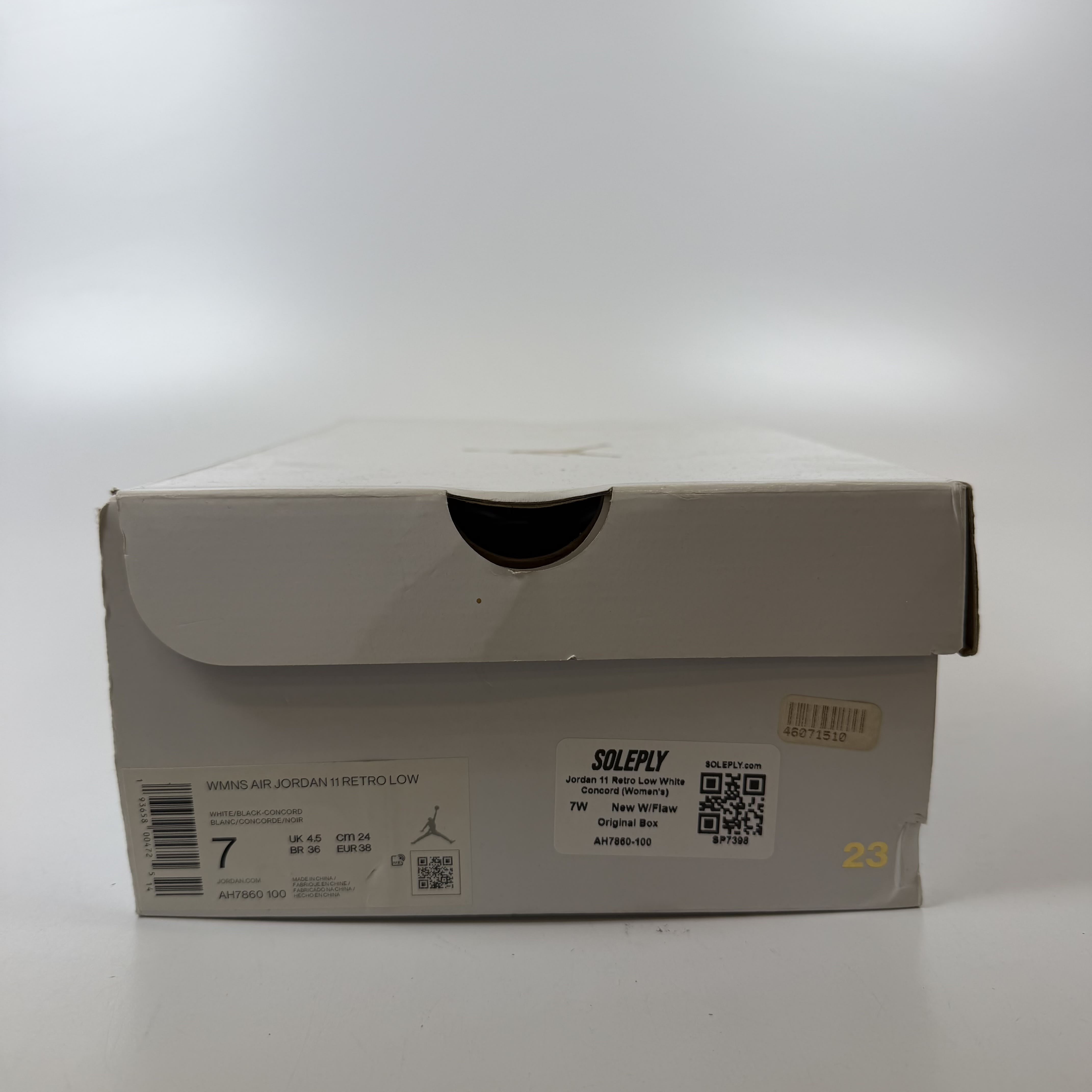 SP7398 Jordan 11 Retro Low White Concord (Women's)