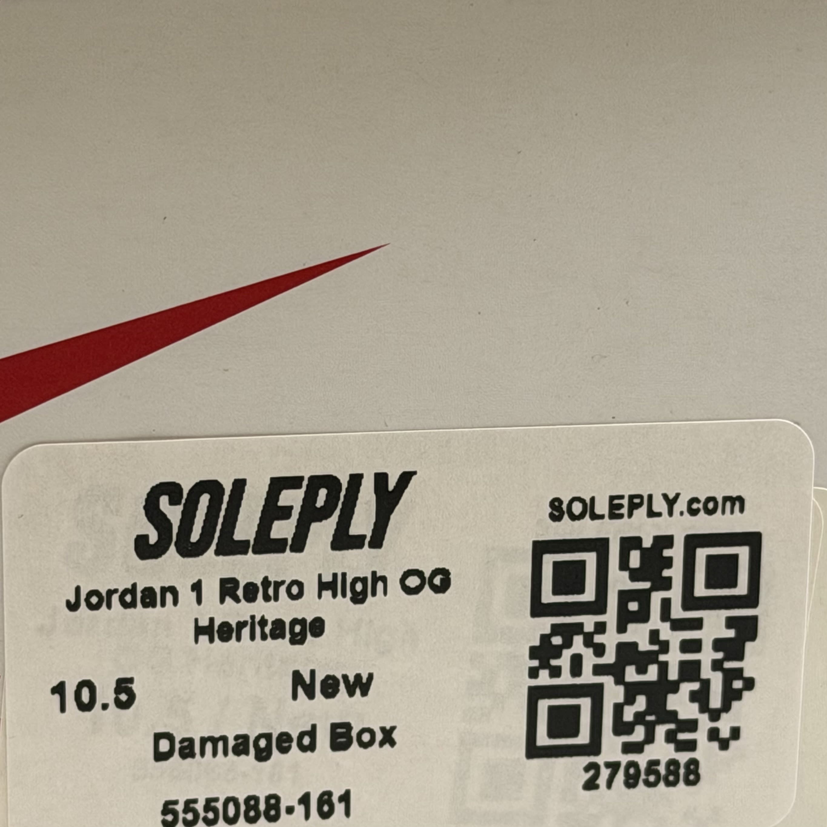 279588 Jordan 1 Retro High OG Heritage