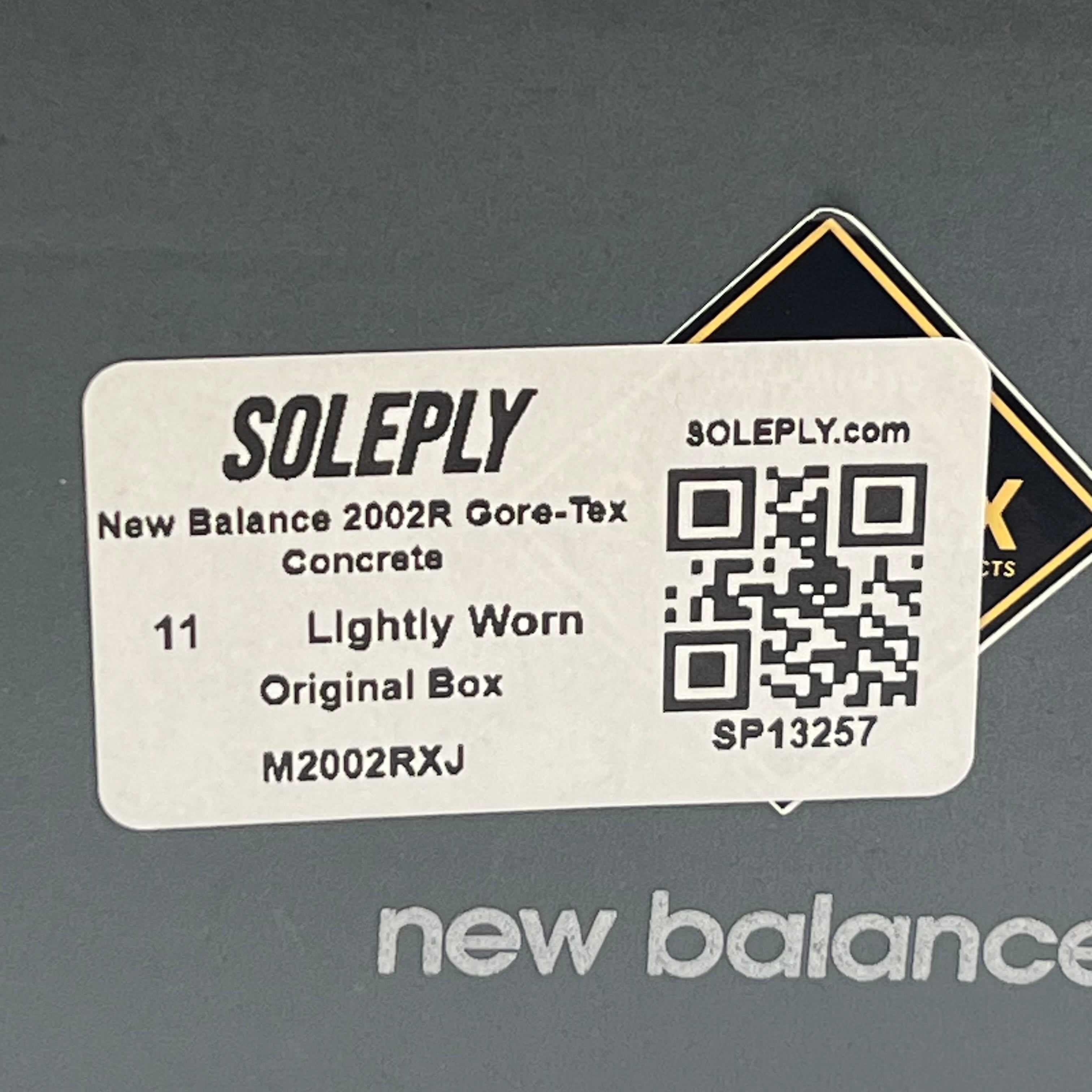 SP13257 New Balance 2002R Gore-Tex Concrete