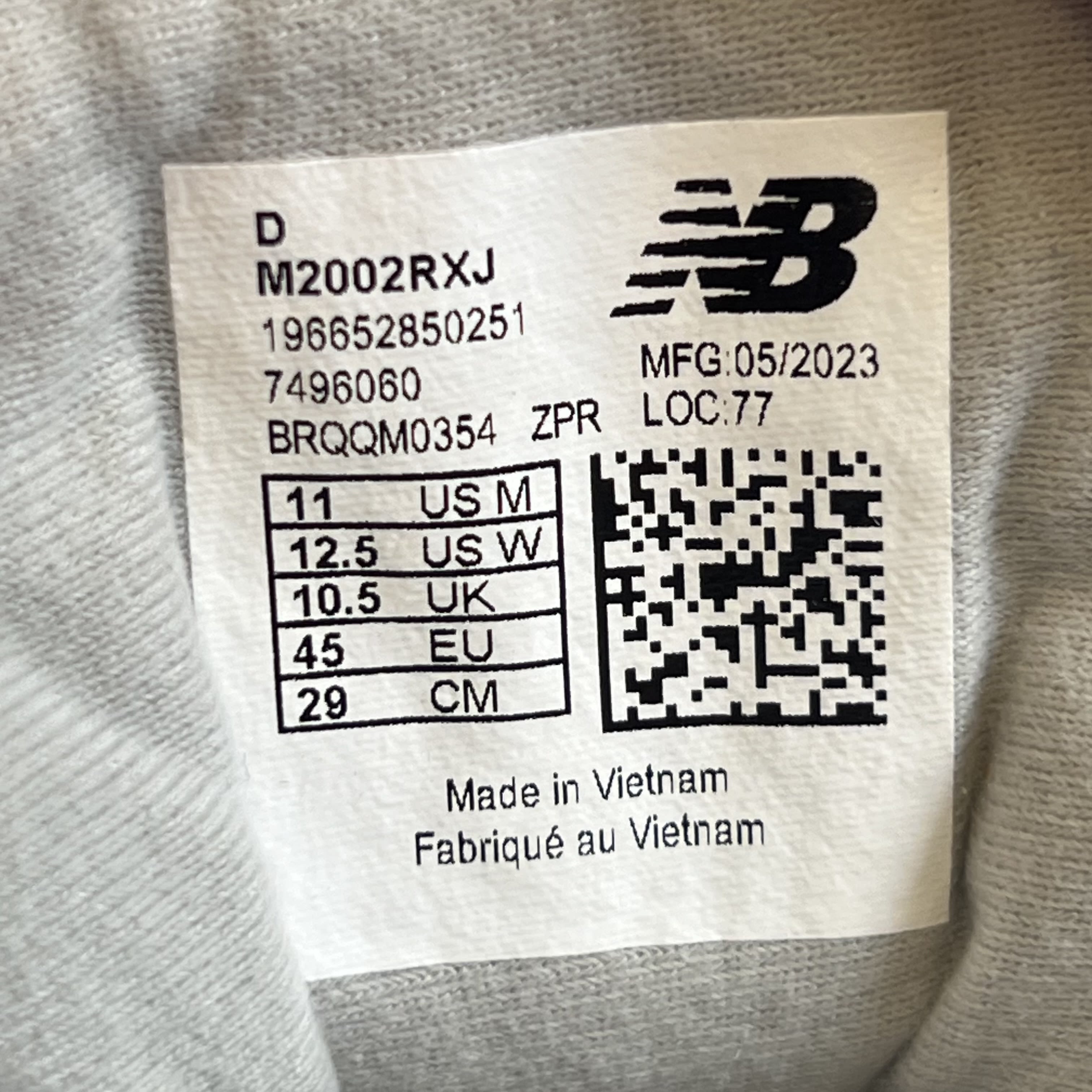 SP13257 New Balance 2002R Gore-Tex Concrete