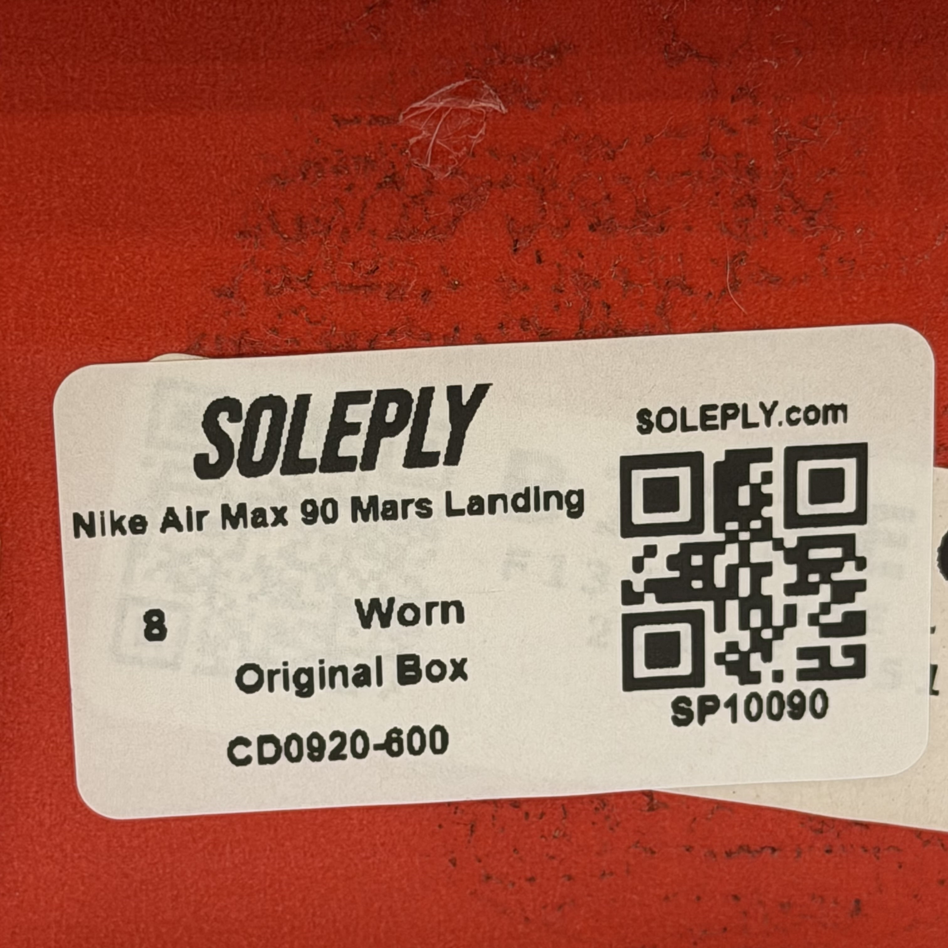 SP10090 Nike Air Max 90 Mars Landing