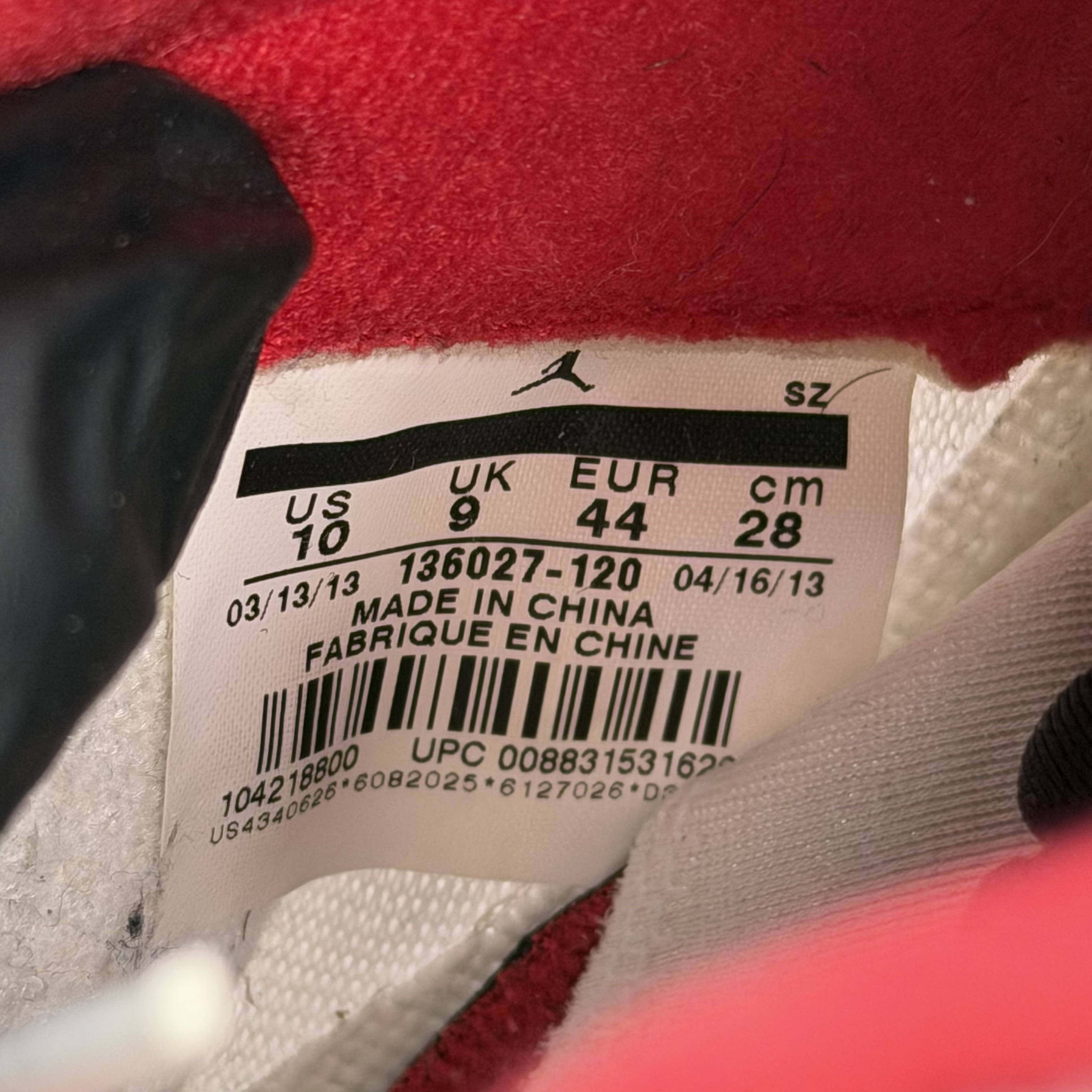 641397 Jordan 5 Retro Fire Red Black Tongue (2013)