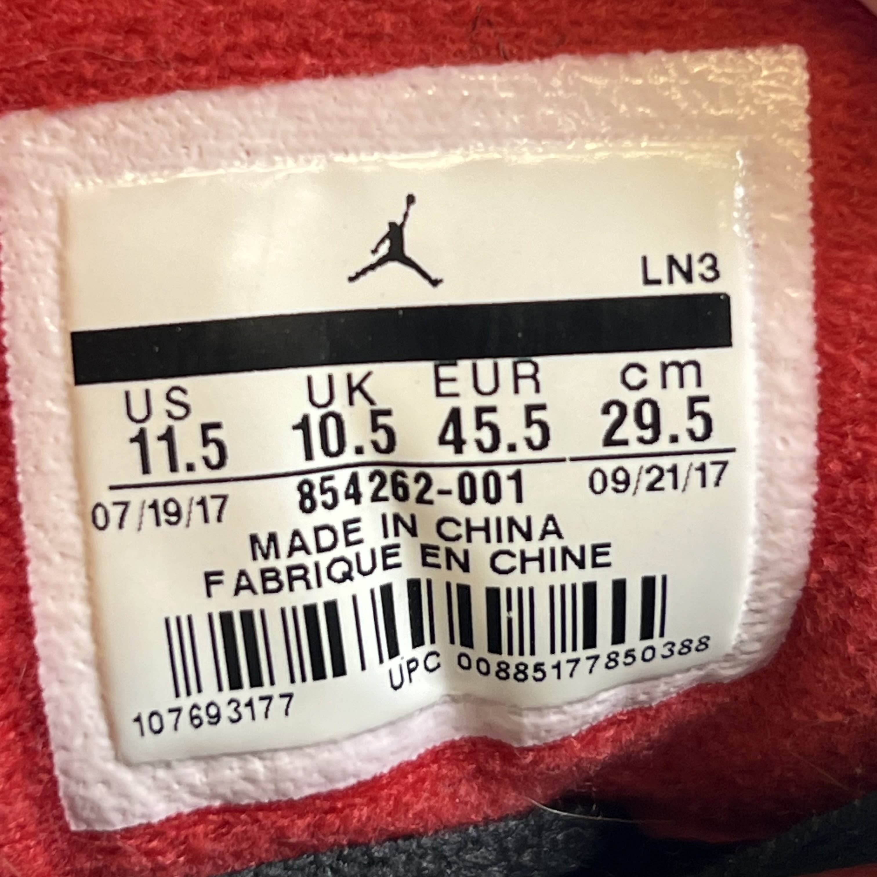 [SP9737] Jordan 3 Retro Black Cement (2018)