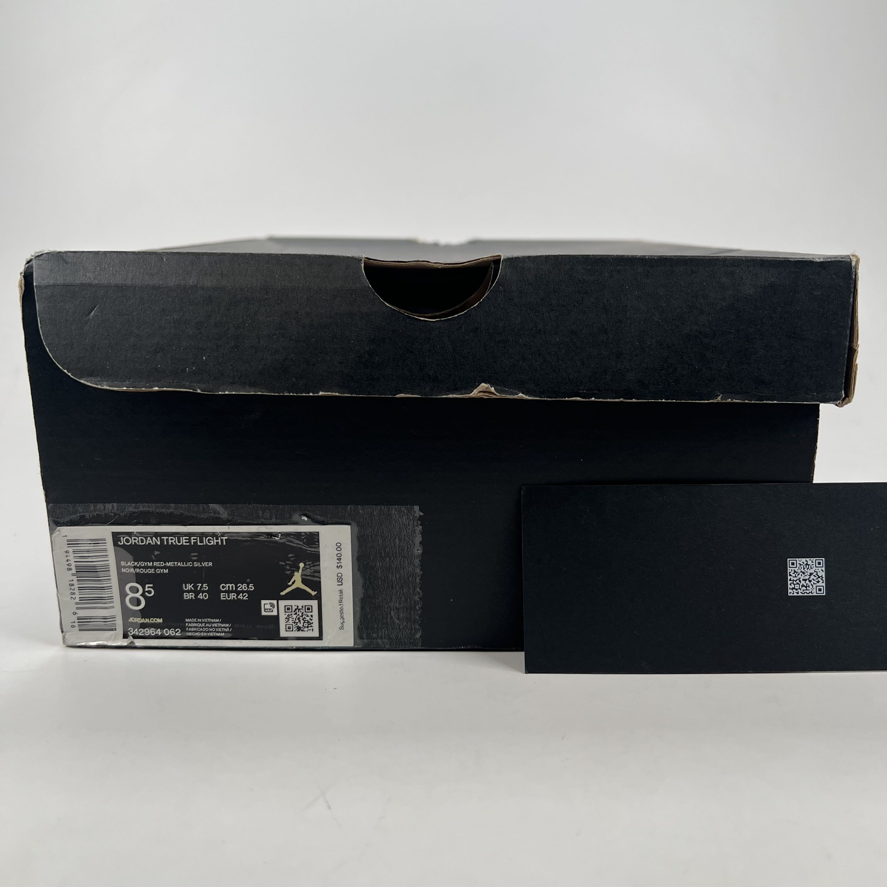 SP4688 Jordan True Flight Black Gym Red Anthracite