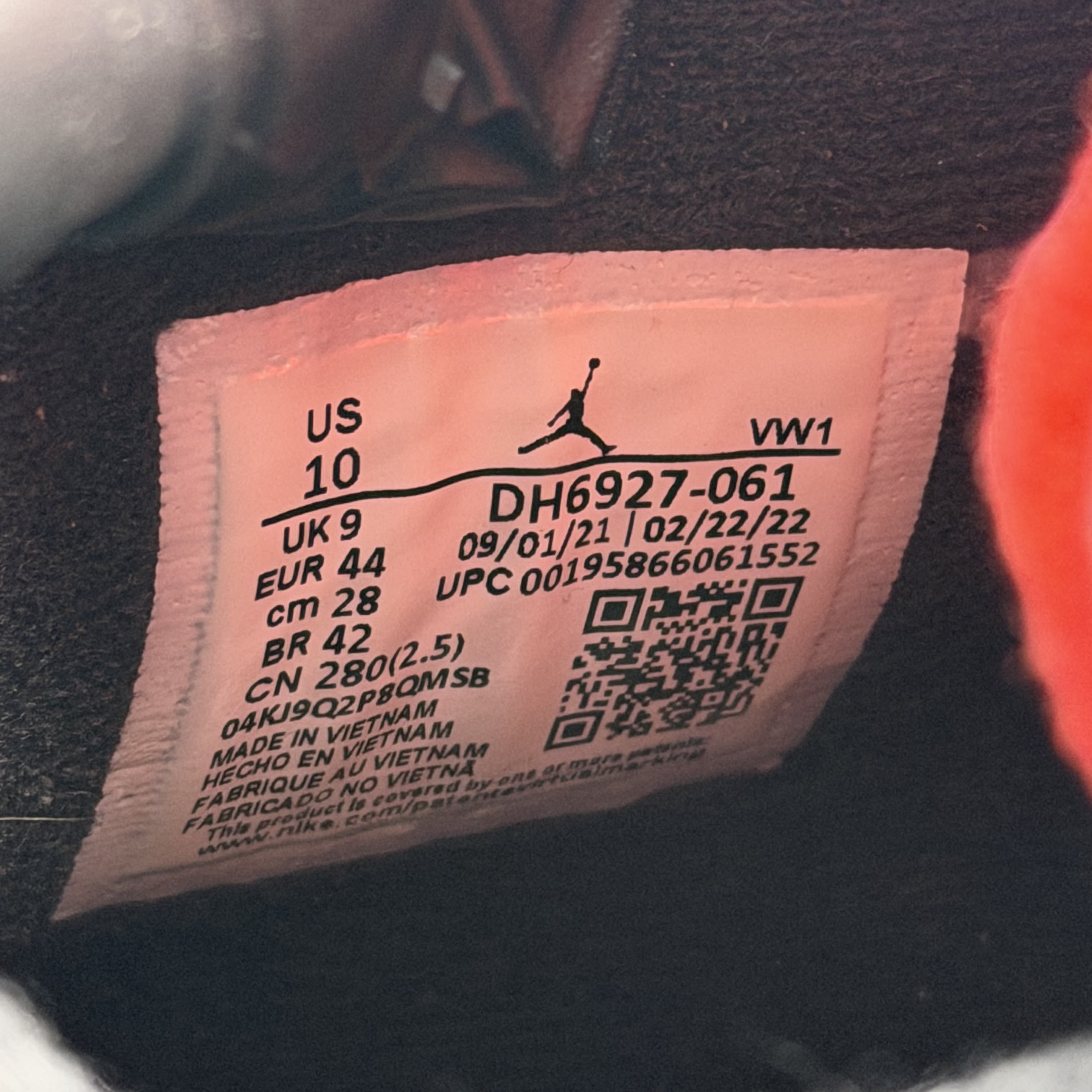 713076 Jordan 4 Retro Infrared