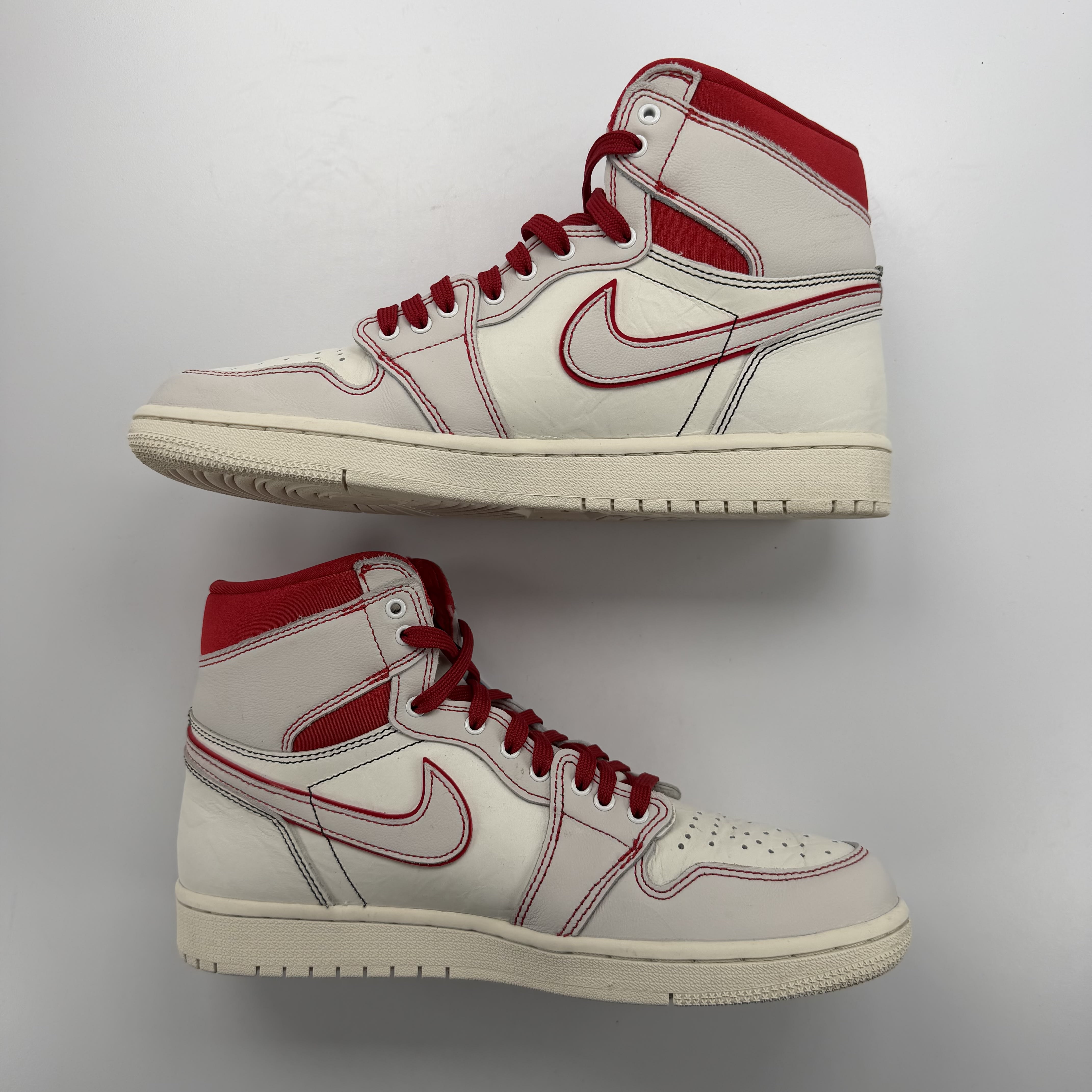 519030 Jordan 1 Retro High Phantom Gym Red