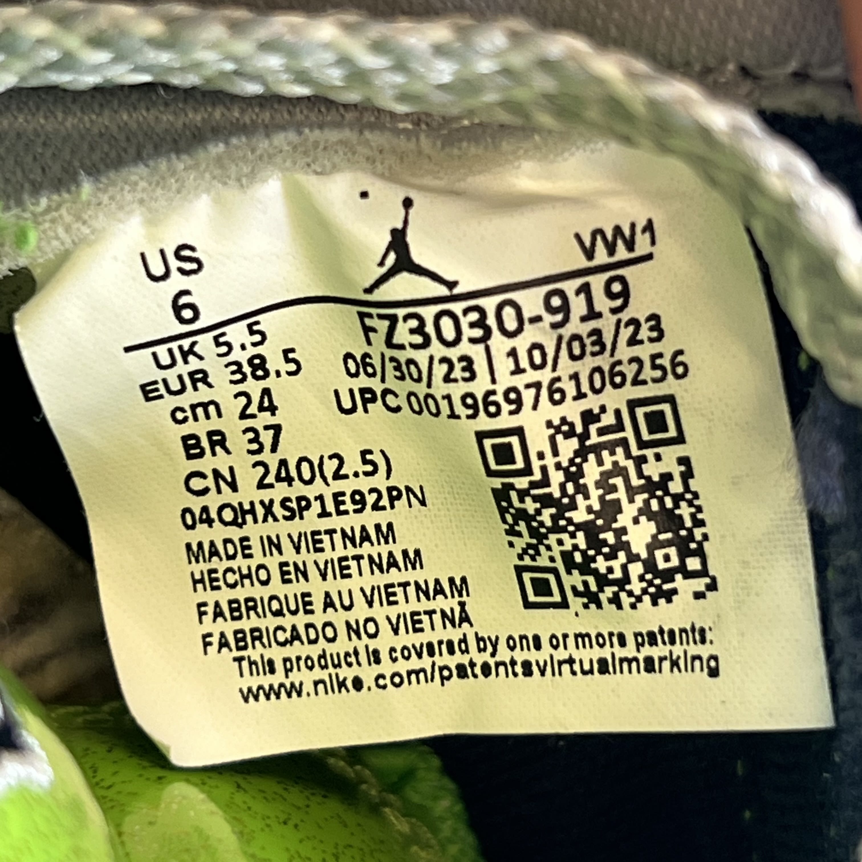 SP12949 Jordan 3 Retro Doernbecher Hugo