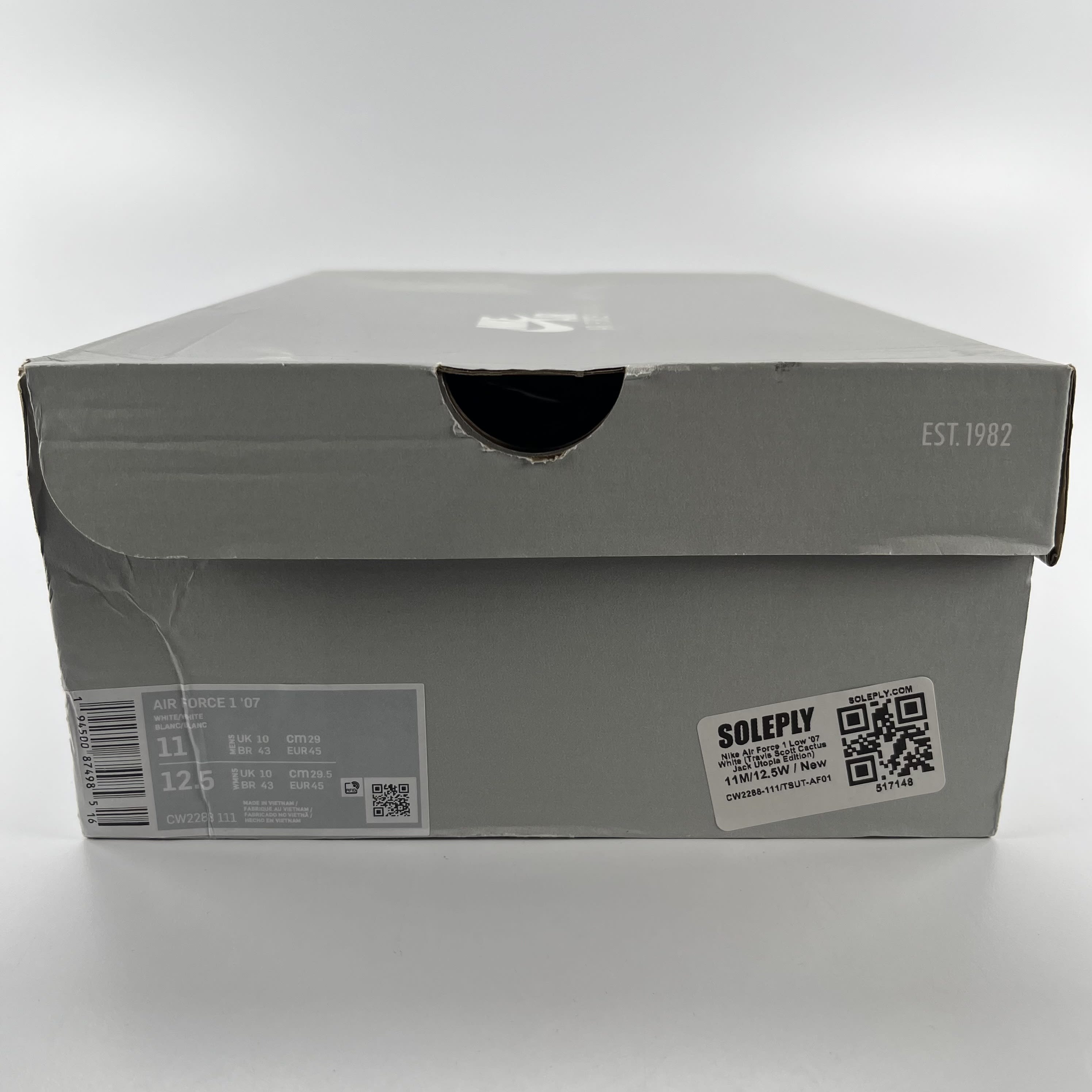 517148 Nike Air Force 1 Low '07 White (Travis Scott Cactus Jack Utopia Edition)