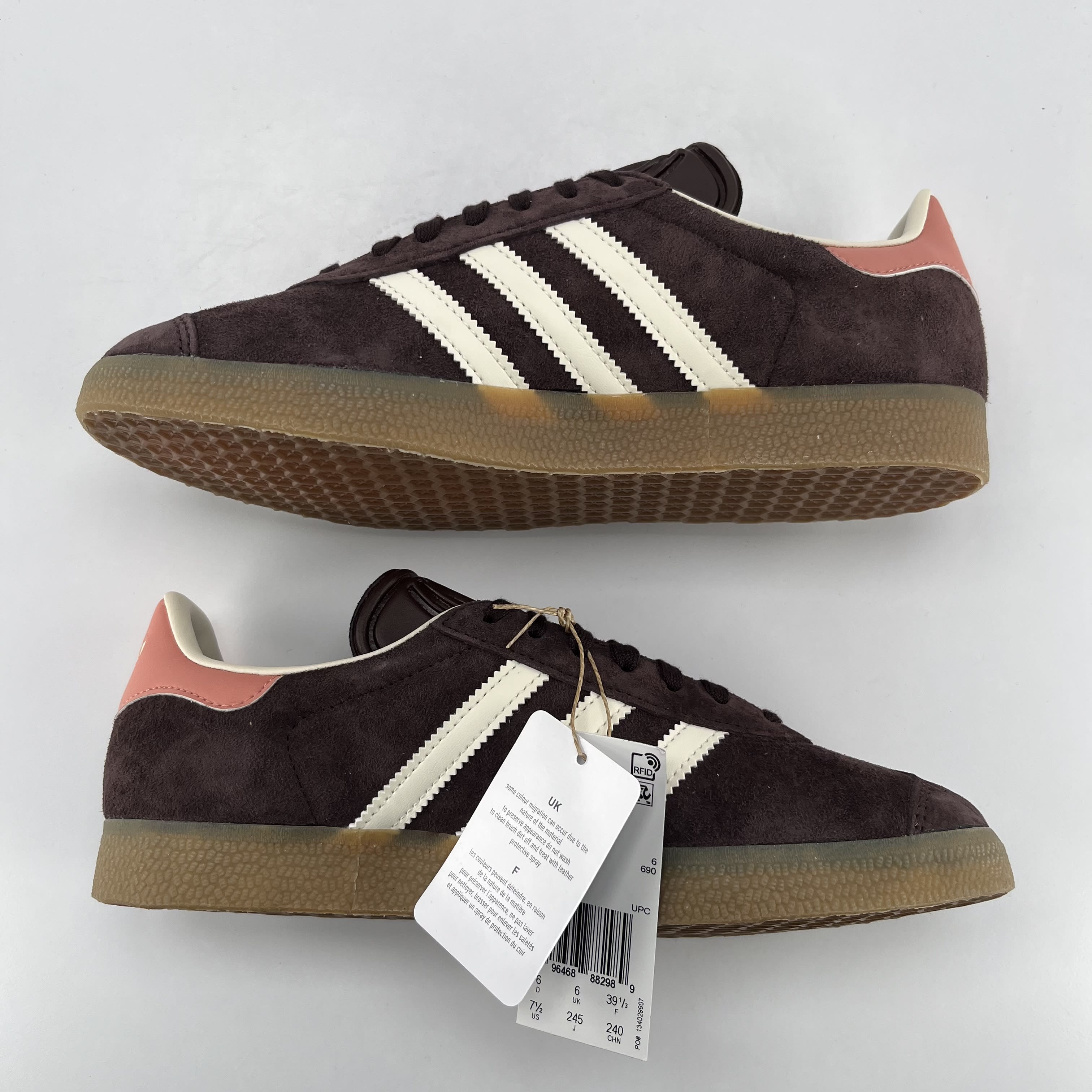 259819 adidas Gazelle Shadow Brown (Women's)