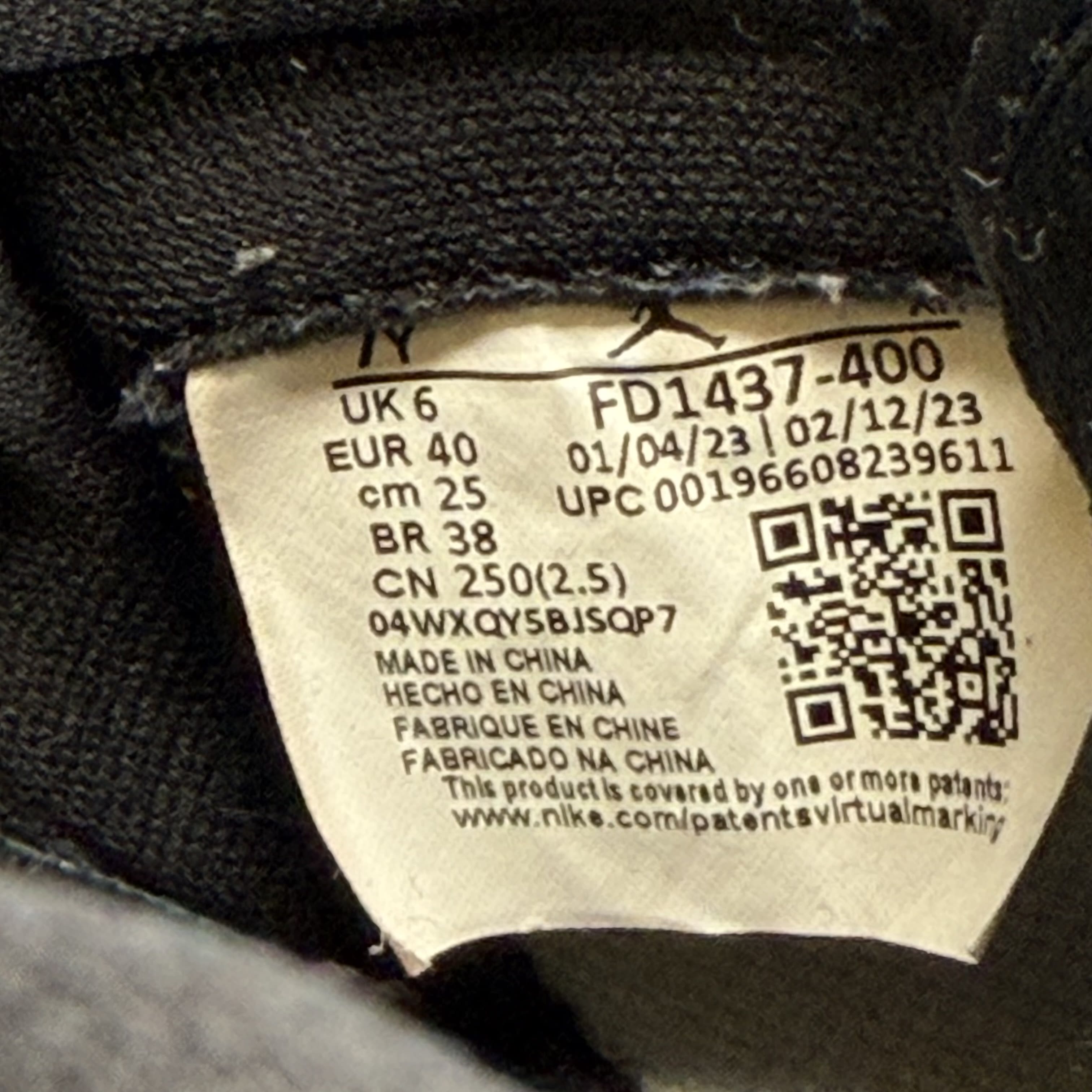 SP3632 Jordan 1 Retro High OG UNC Toe (GS)