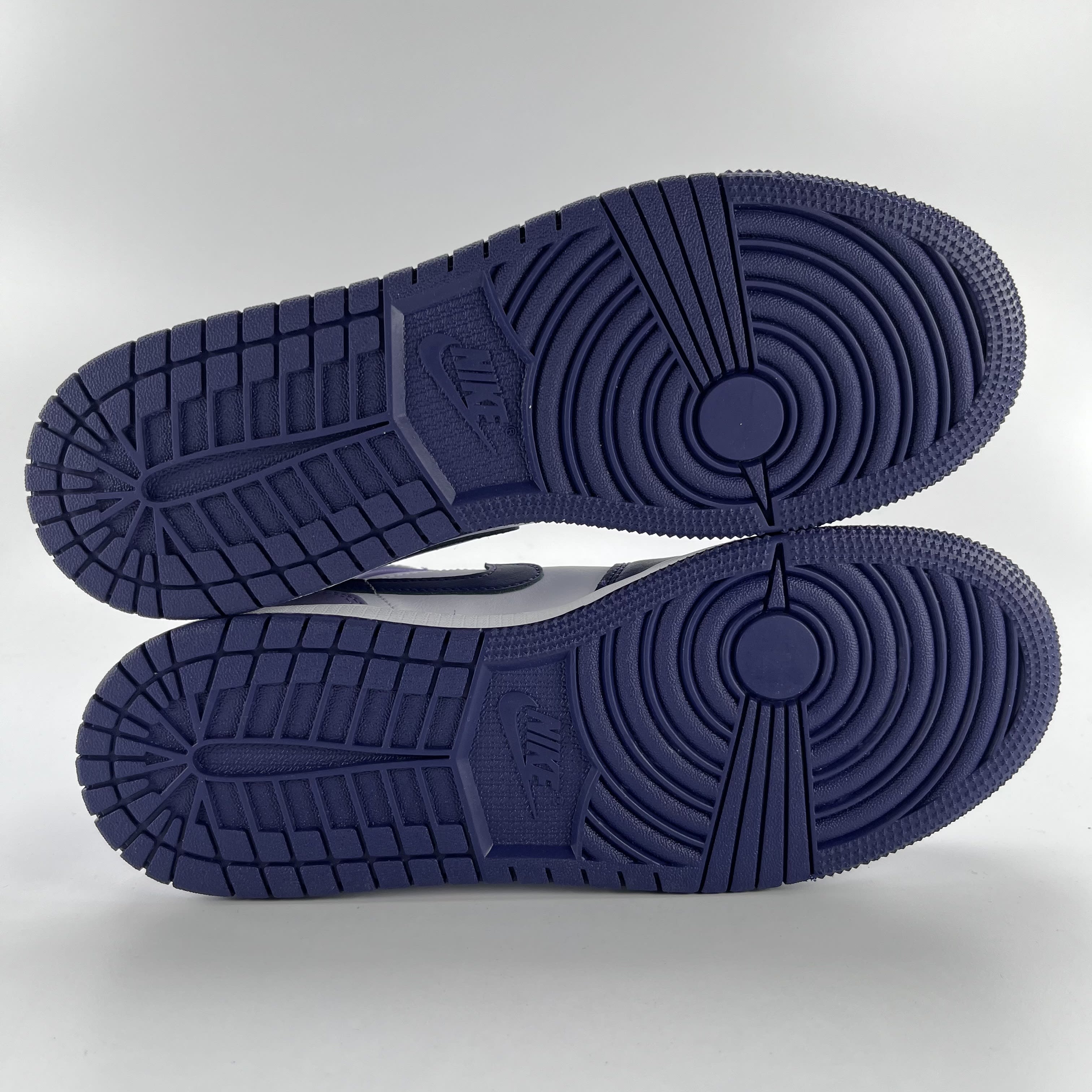 385386 Jordan 1 Mid White Sky J Purple (GS)