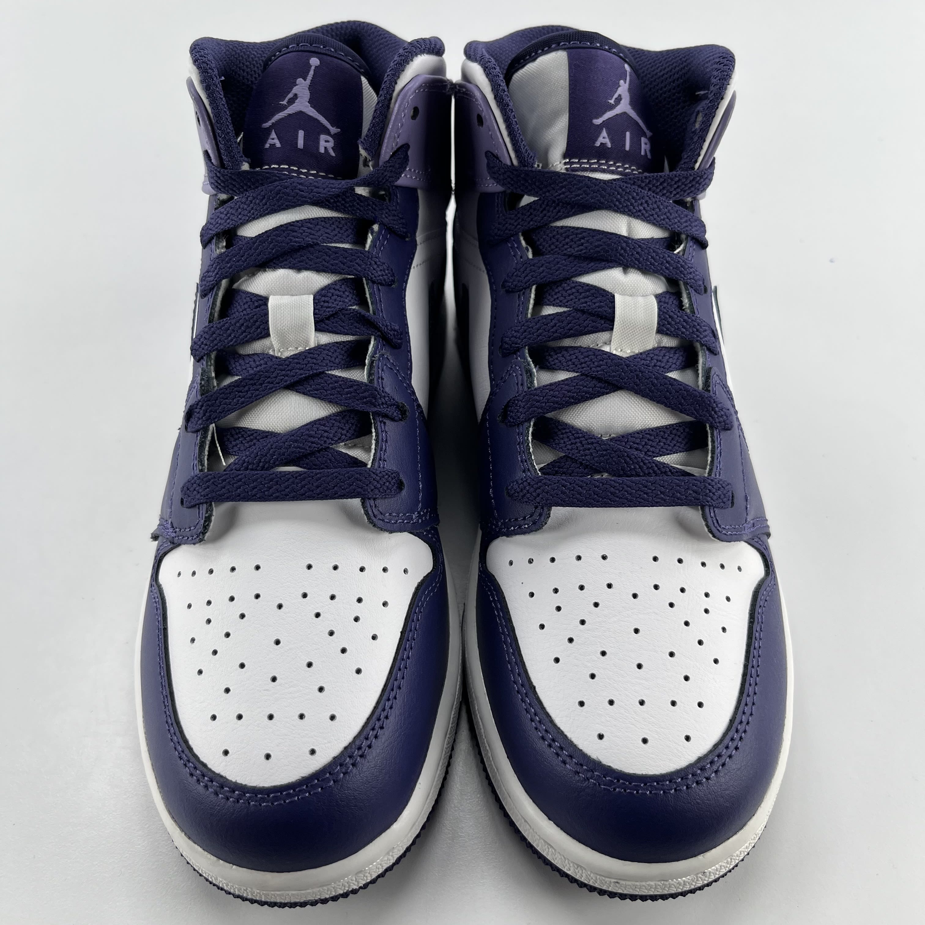 274527 Jordan 1 Mid White Sky J Purple (GS)