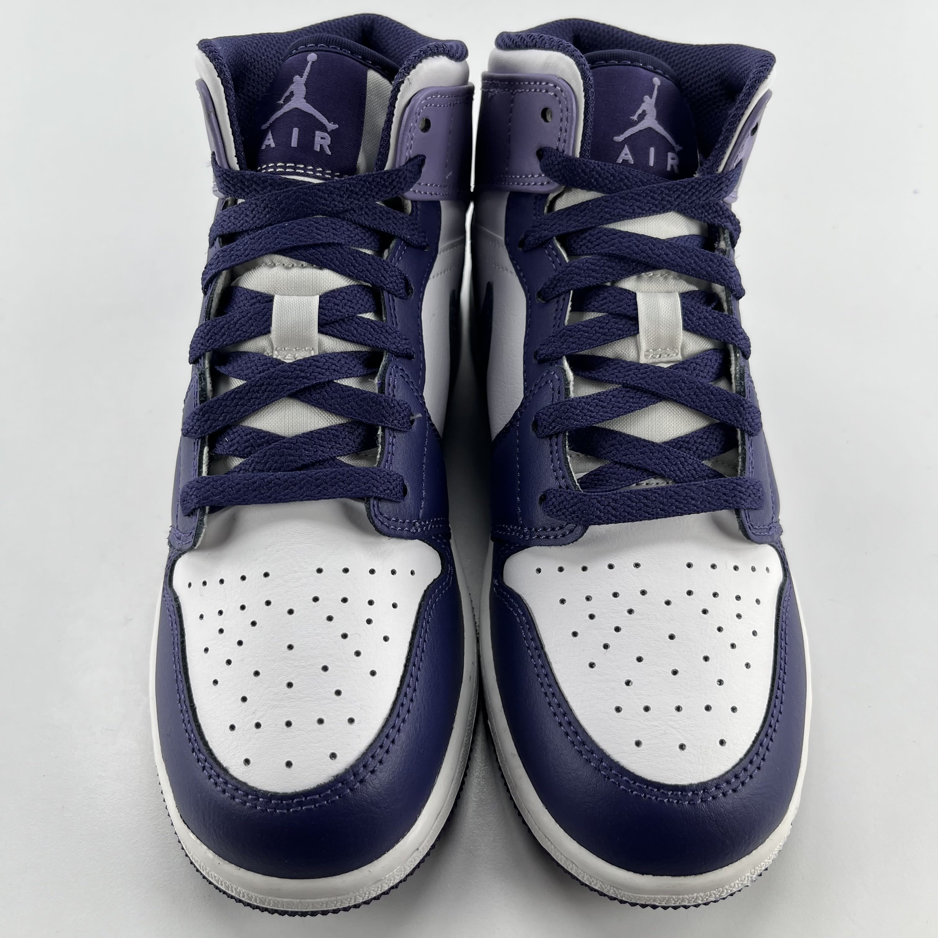 274528 Jordan 1 Mid White Sky J Purple (GS)