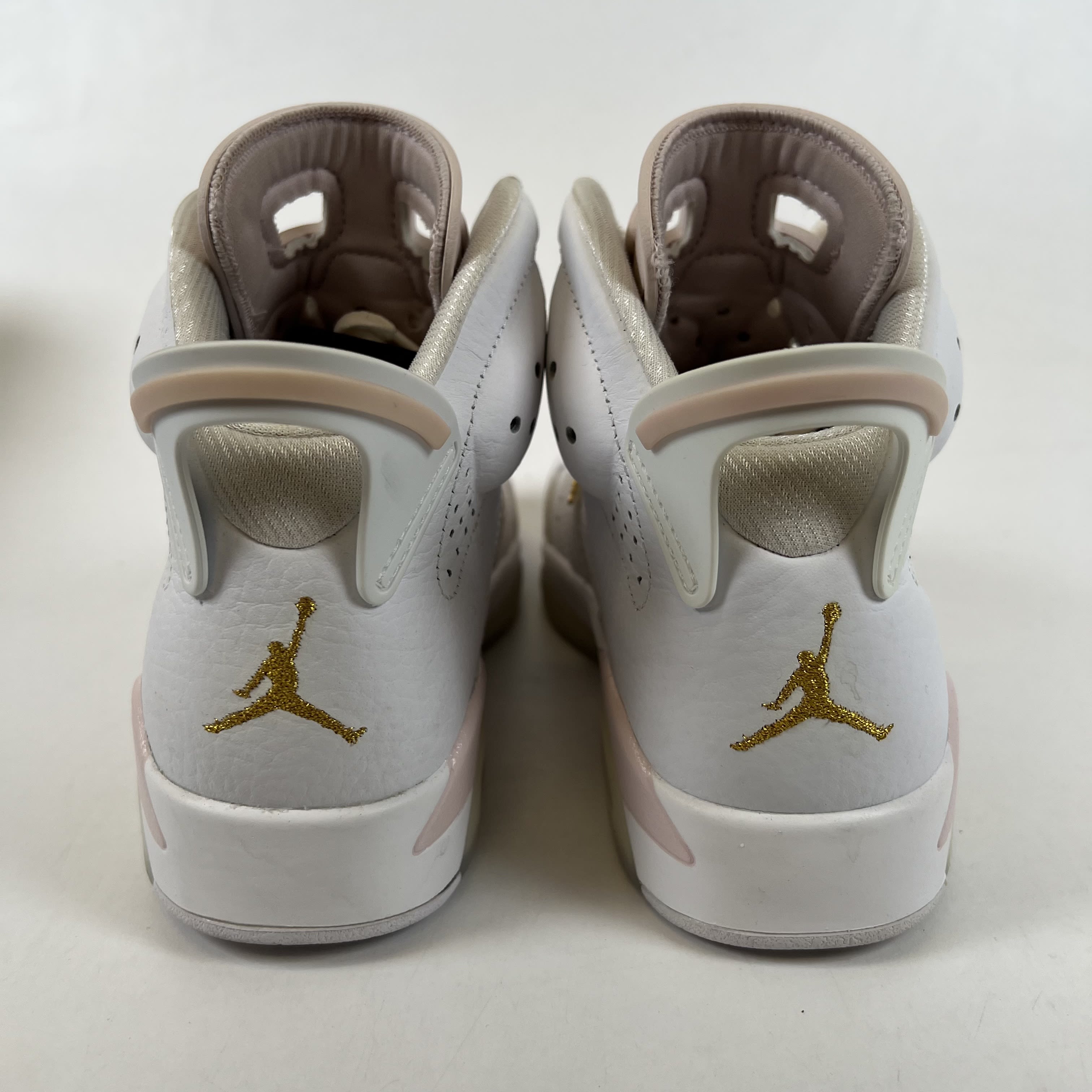 647924 Jordan 6 Retro Gold Hoops (Women's)