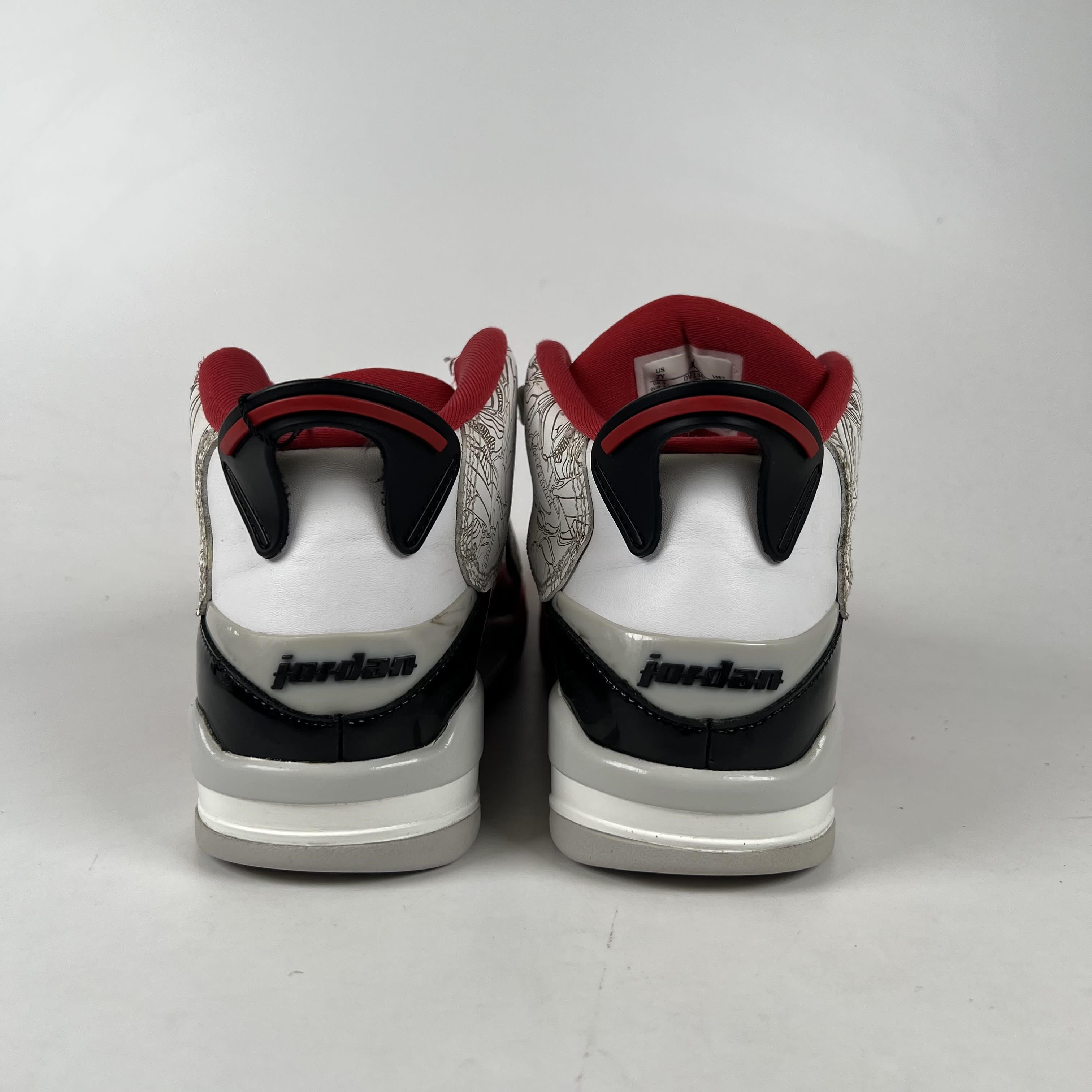 SP3684 Jordan Dub Zero White Varsity Red (2022) (GS)