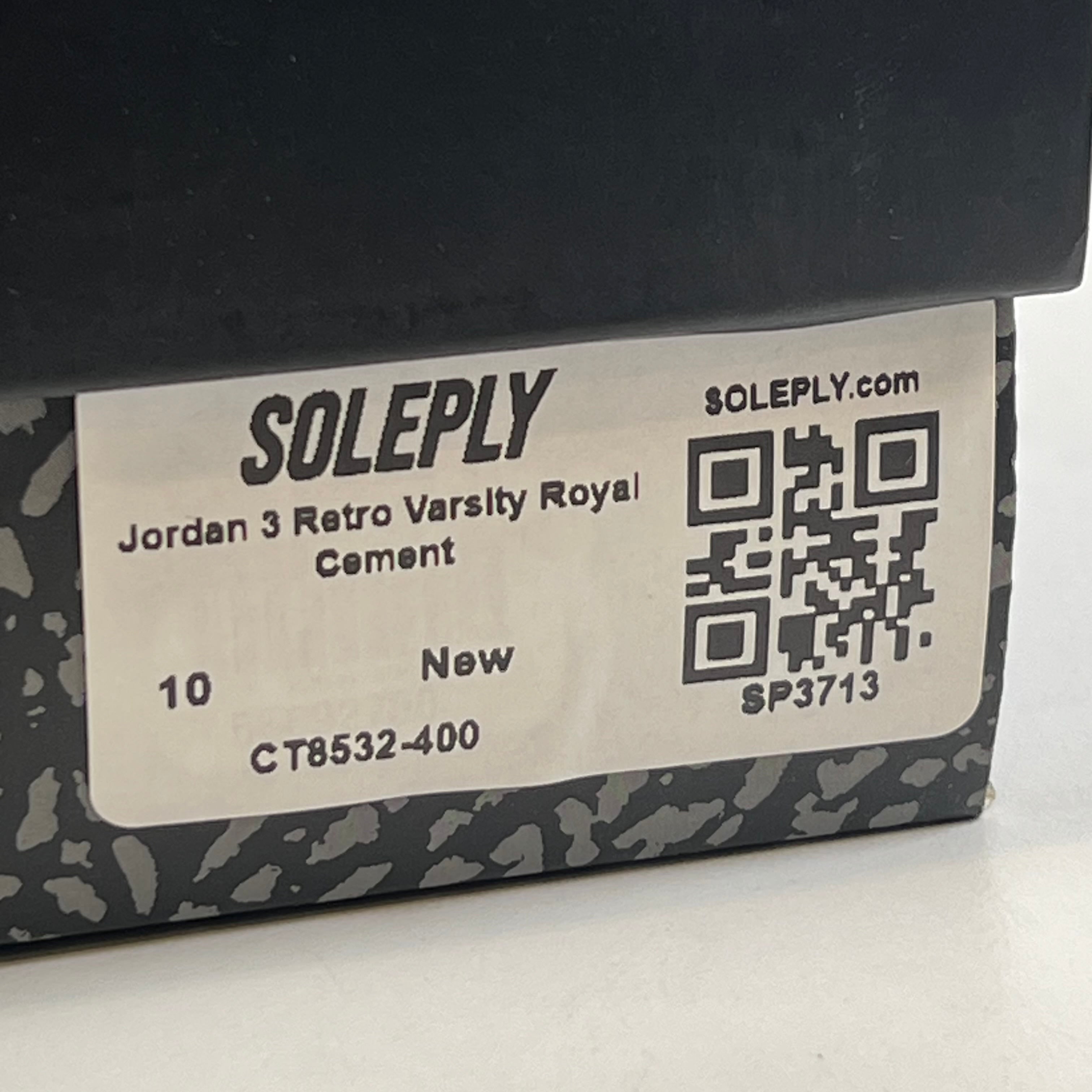 [SP3713] Jordan 3 Retro Varsity Royal Cement