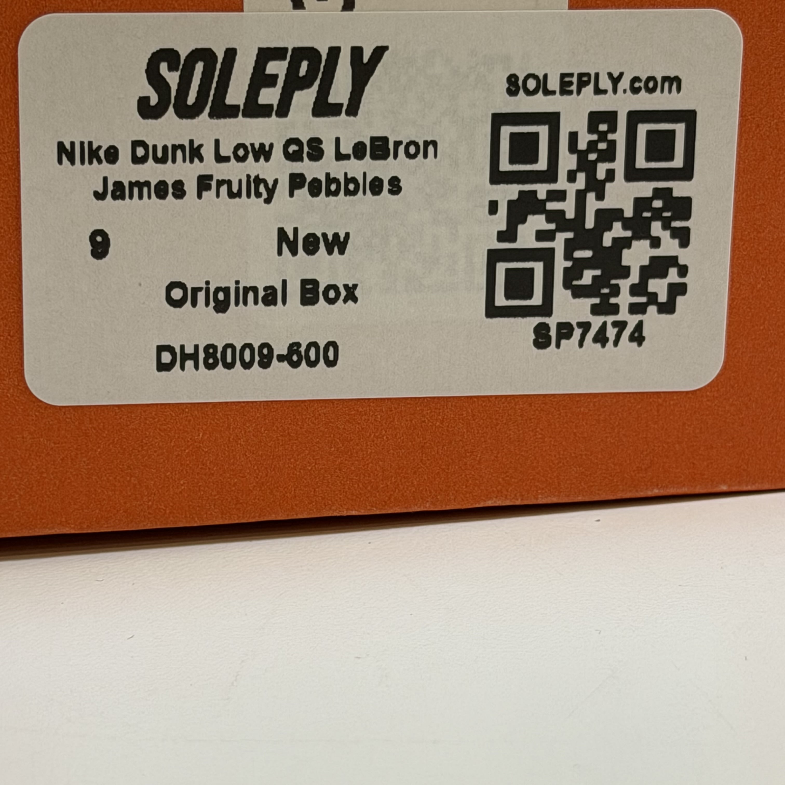 SP7474 Nike Dunk Low QS LeBron James Fruity Pebbles