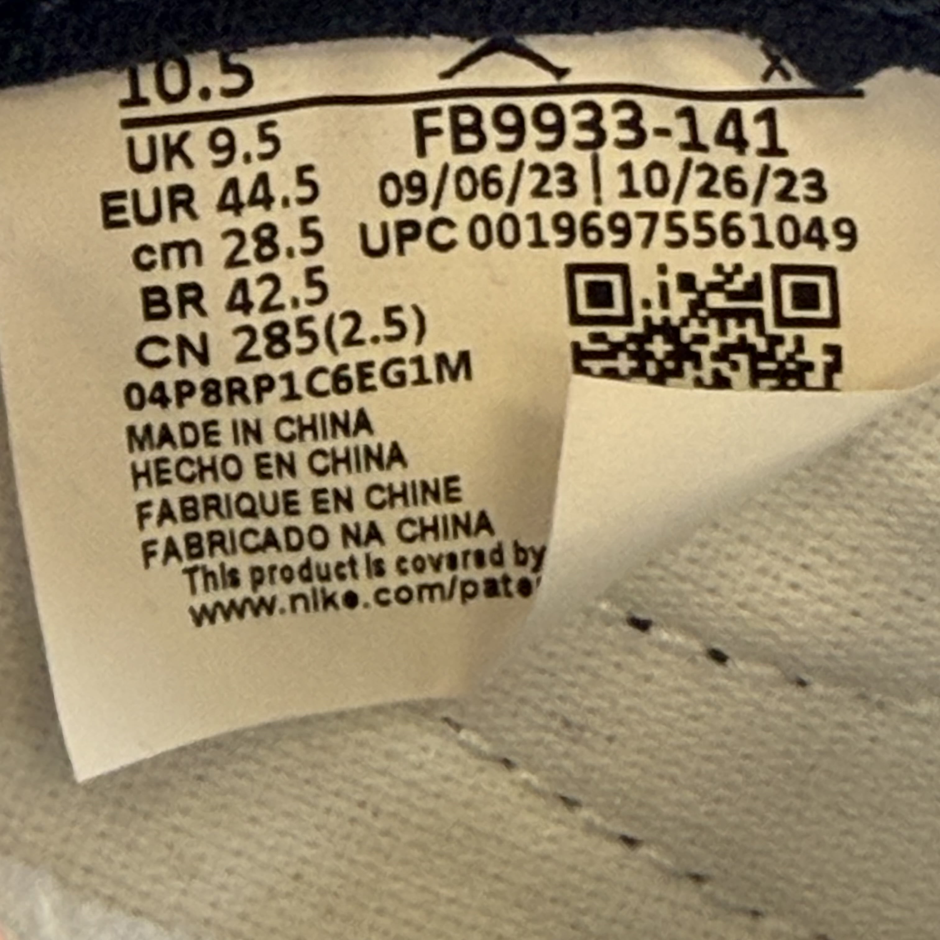 SP7738 Jordan 1 Retro Low '85 Metallic Blue