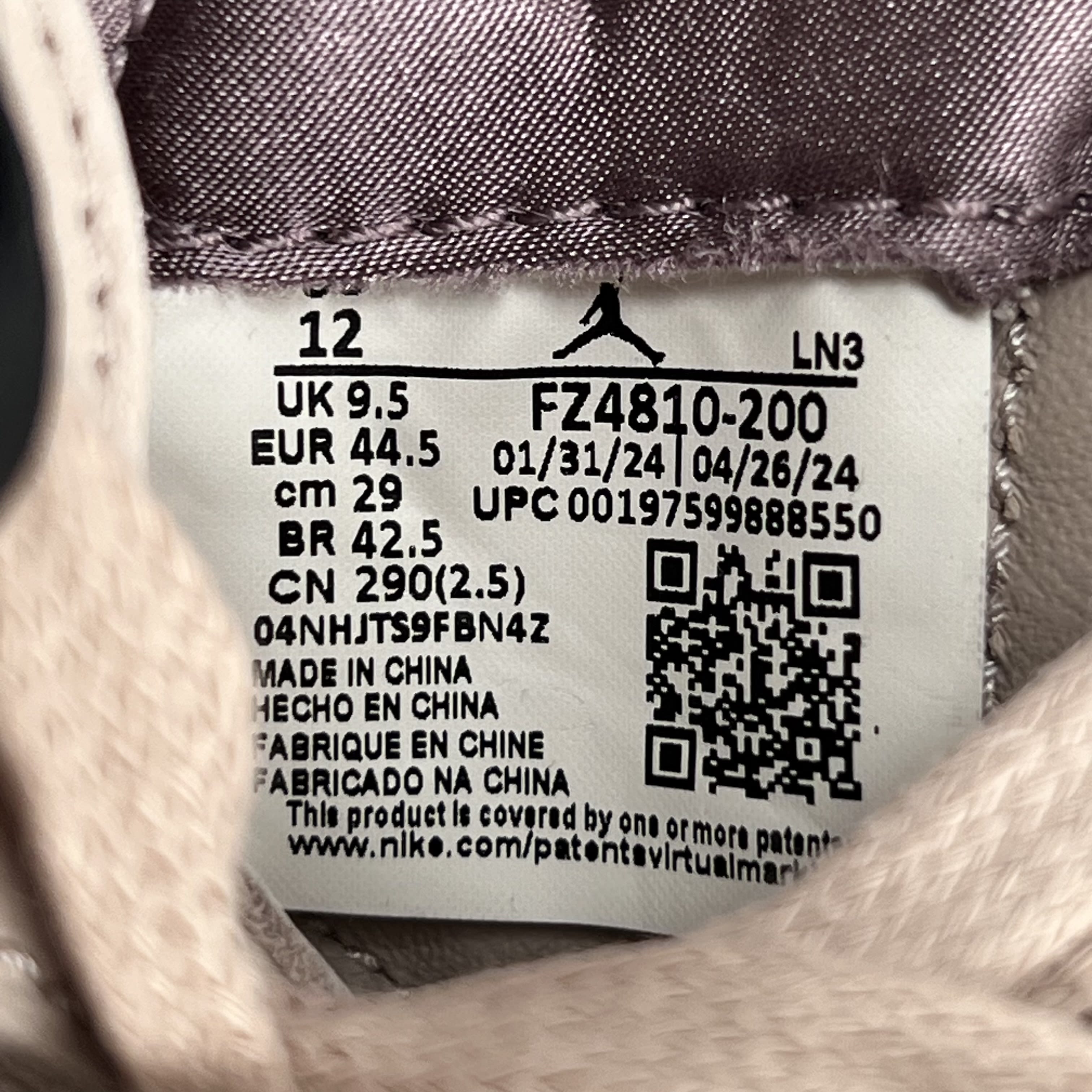 SP3710 Jordan 4 Retro OG SP A Ma Maniére While You Were Sleeping (Women's)