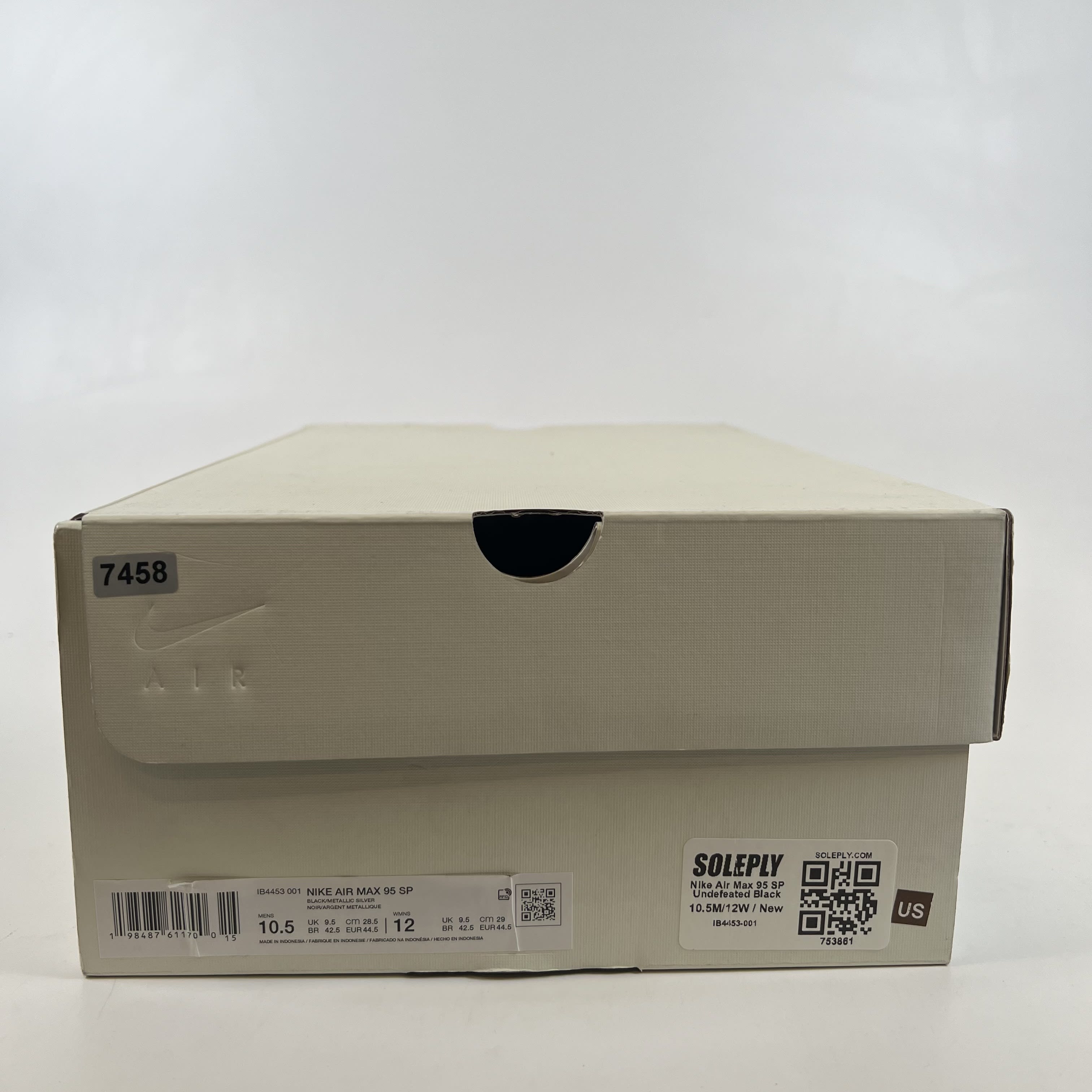 753861 Nike Air Max 95 SP Undefeated Black
