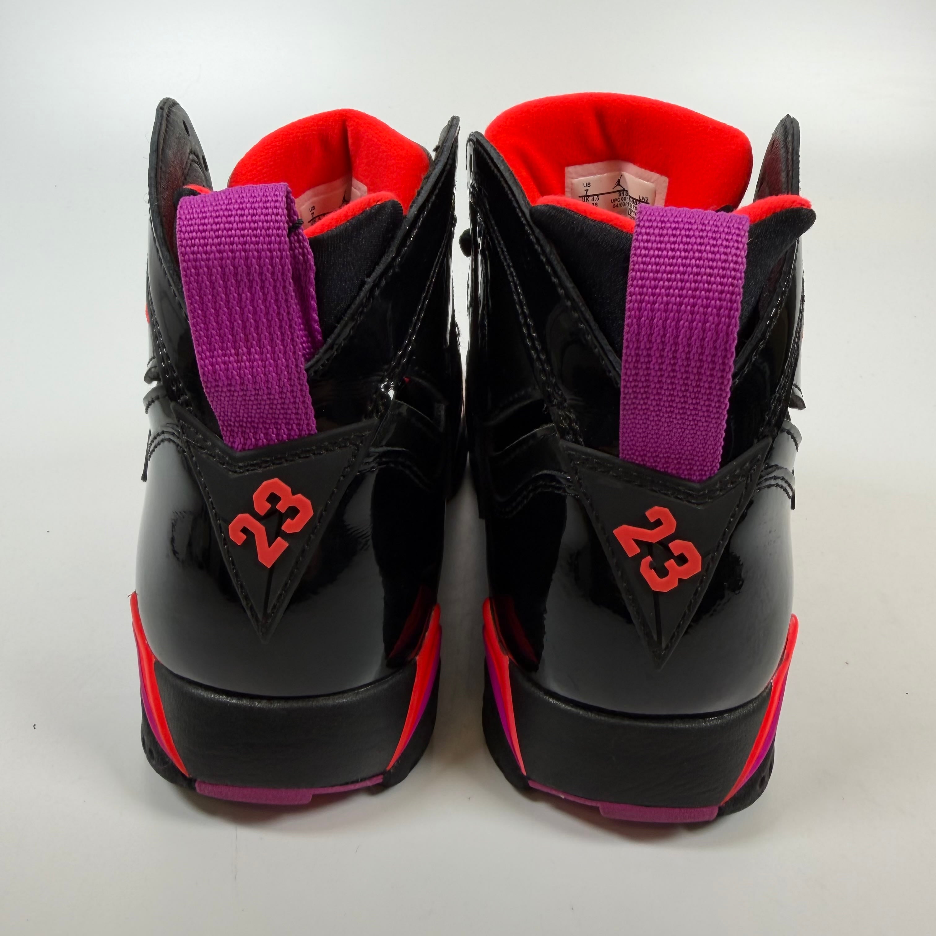 SP7417 Jordan 7 Retro Black Patent (Women's)
