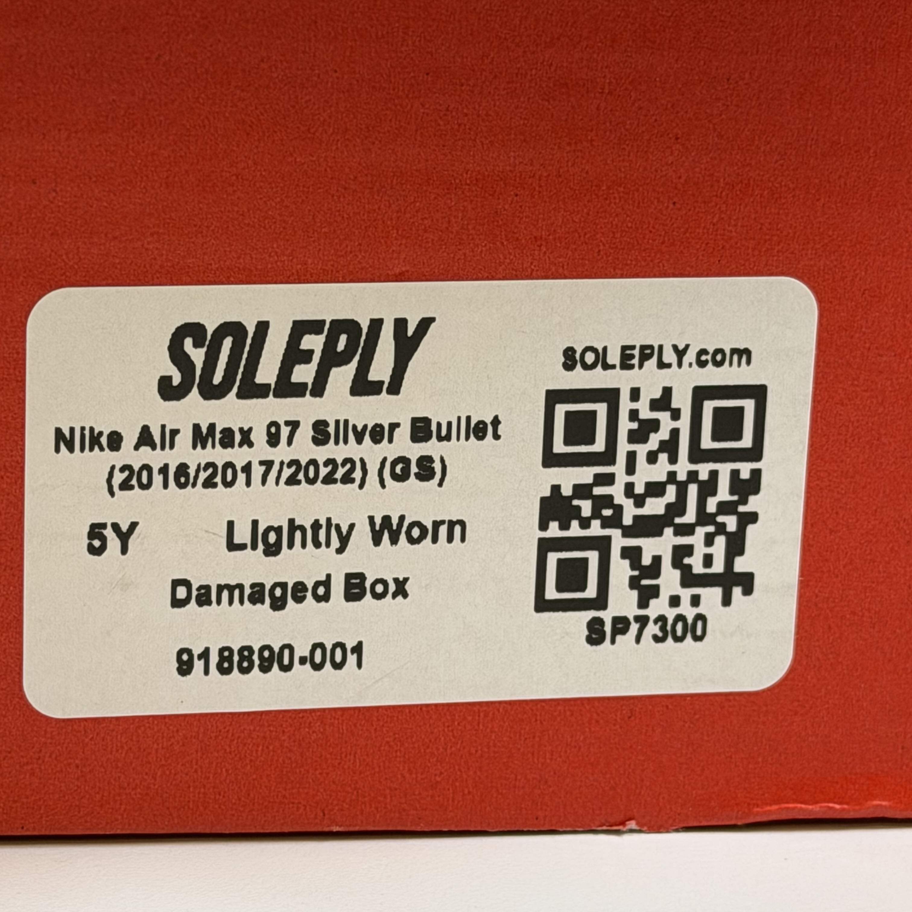 SP7300 Nike Air Max 97 Silver Bullet (2016/2017/2022) (GS)