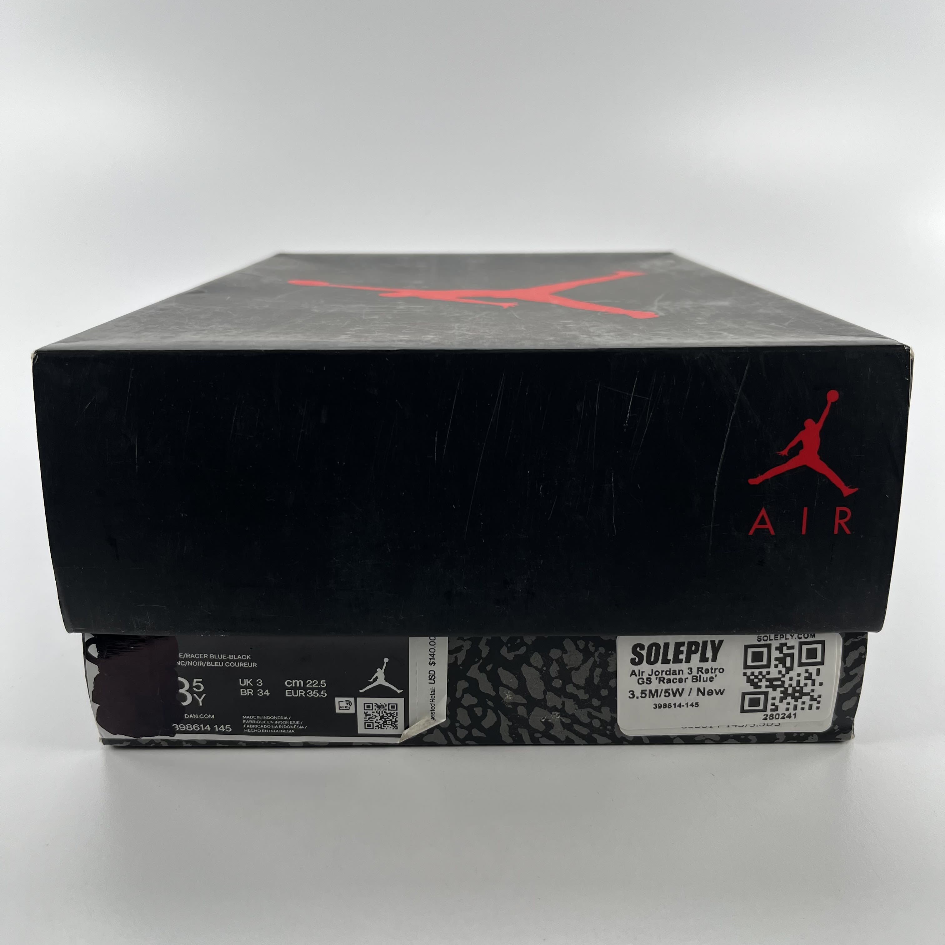 280241 Air Jordan 3 Retro GS 'Racer Blue'