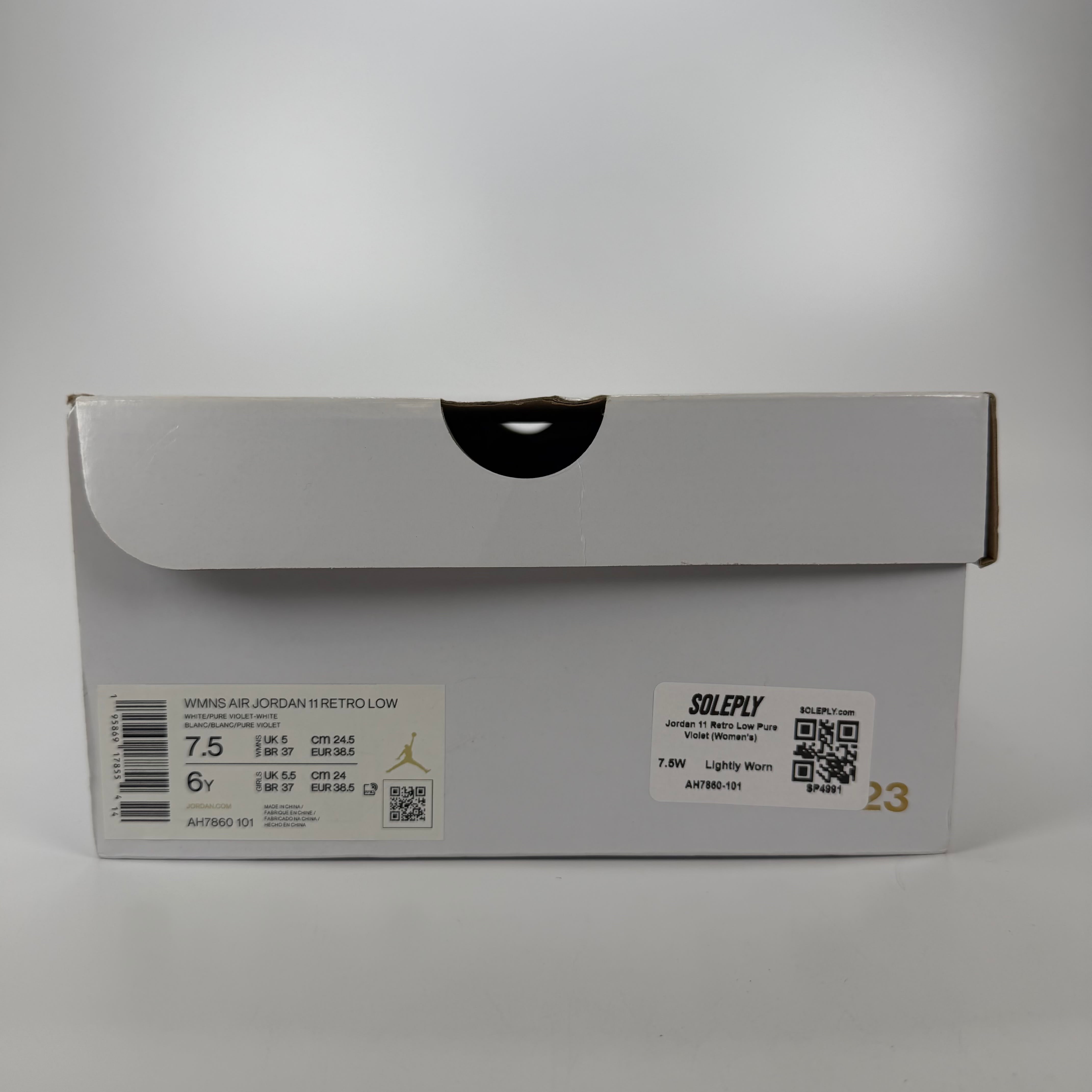 SP4991 Jordan 11 Retro Low Pure Violet (Women's)