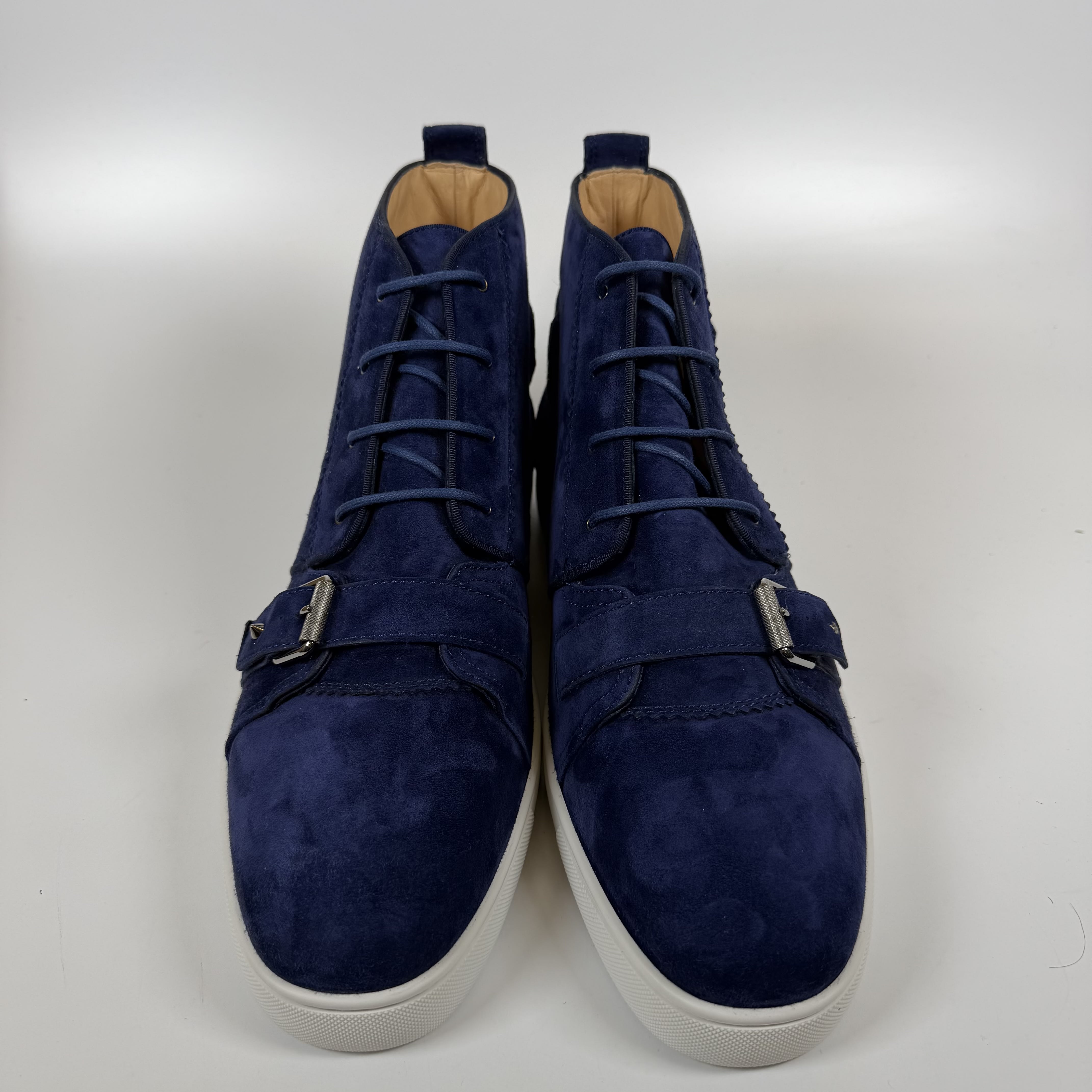 SP7704 Christian Louboutin Louis Nono Strap Flat ‘China Blue’