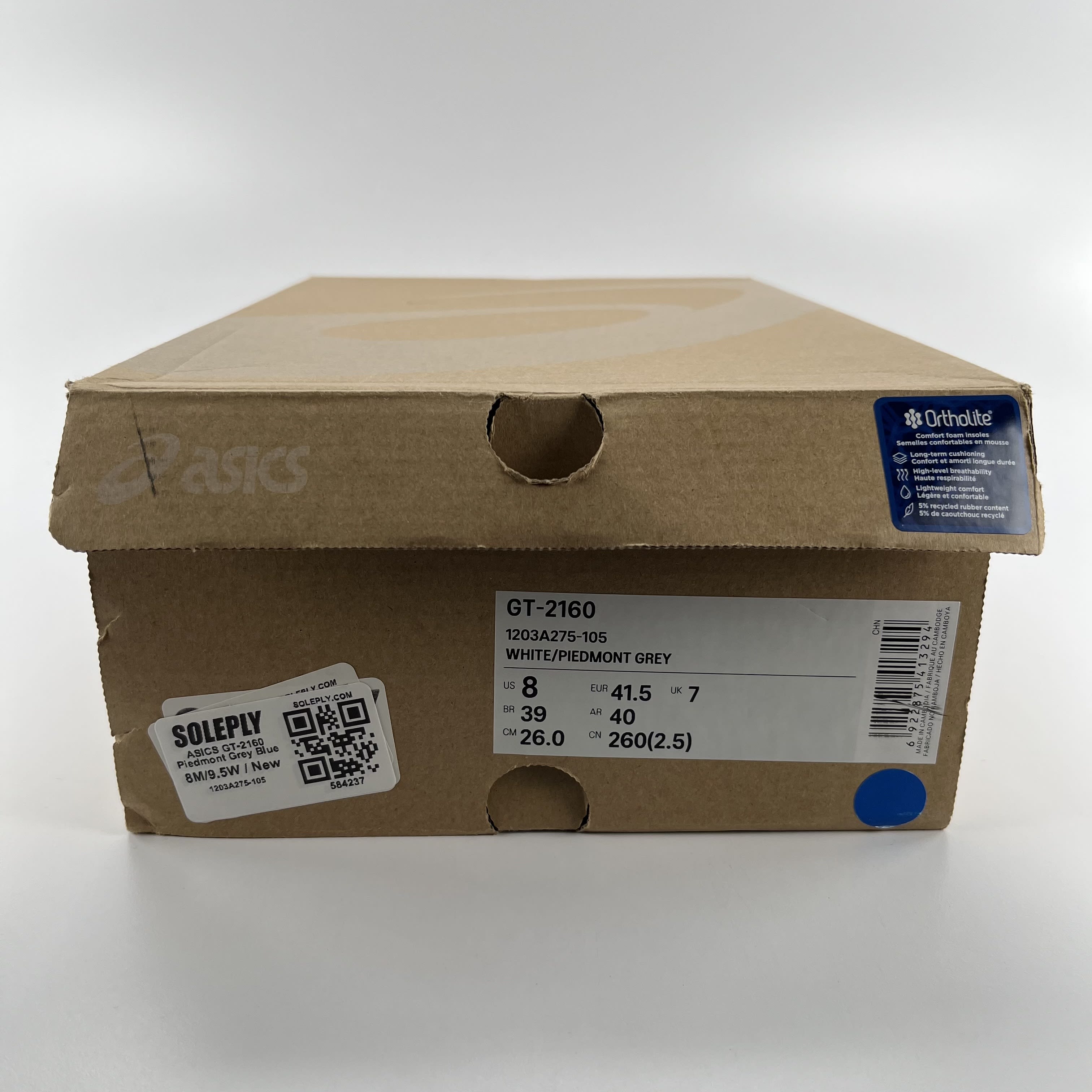 584237 ASICS GT-2160 Piedmont Grey Blue