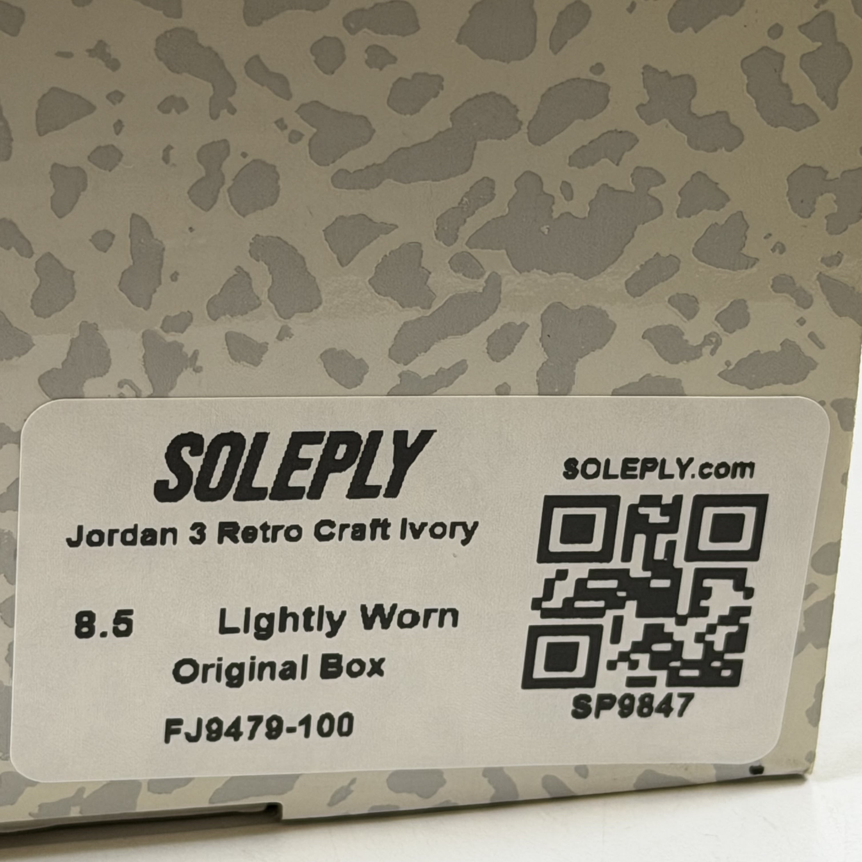 SP9847 Jordan 3 Retro Craft Ivory