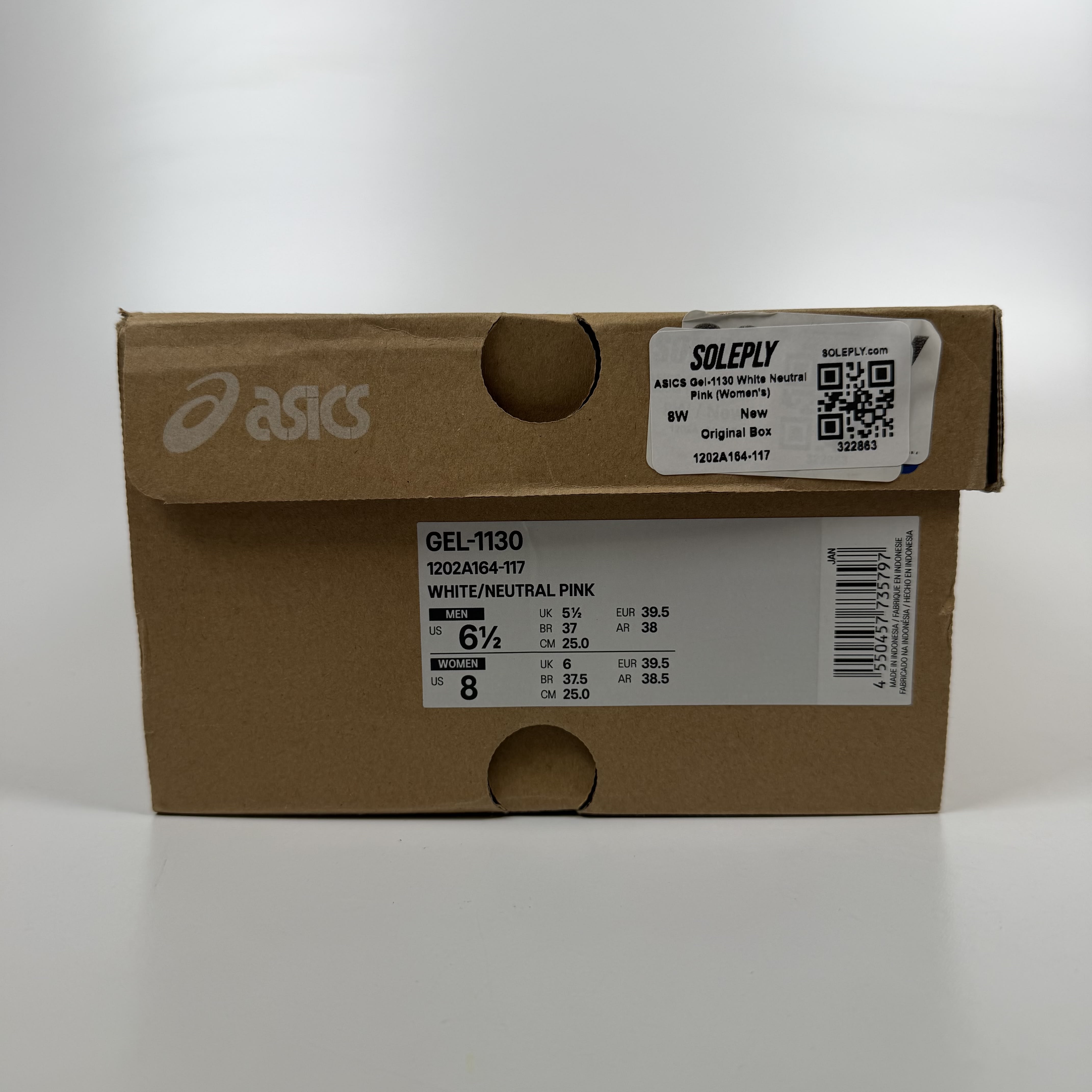 322863 ASICS Gel-1130 White Neutral Pink (Women's)