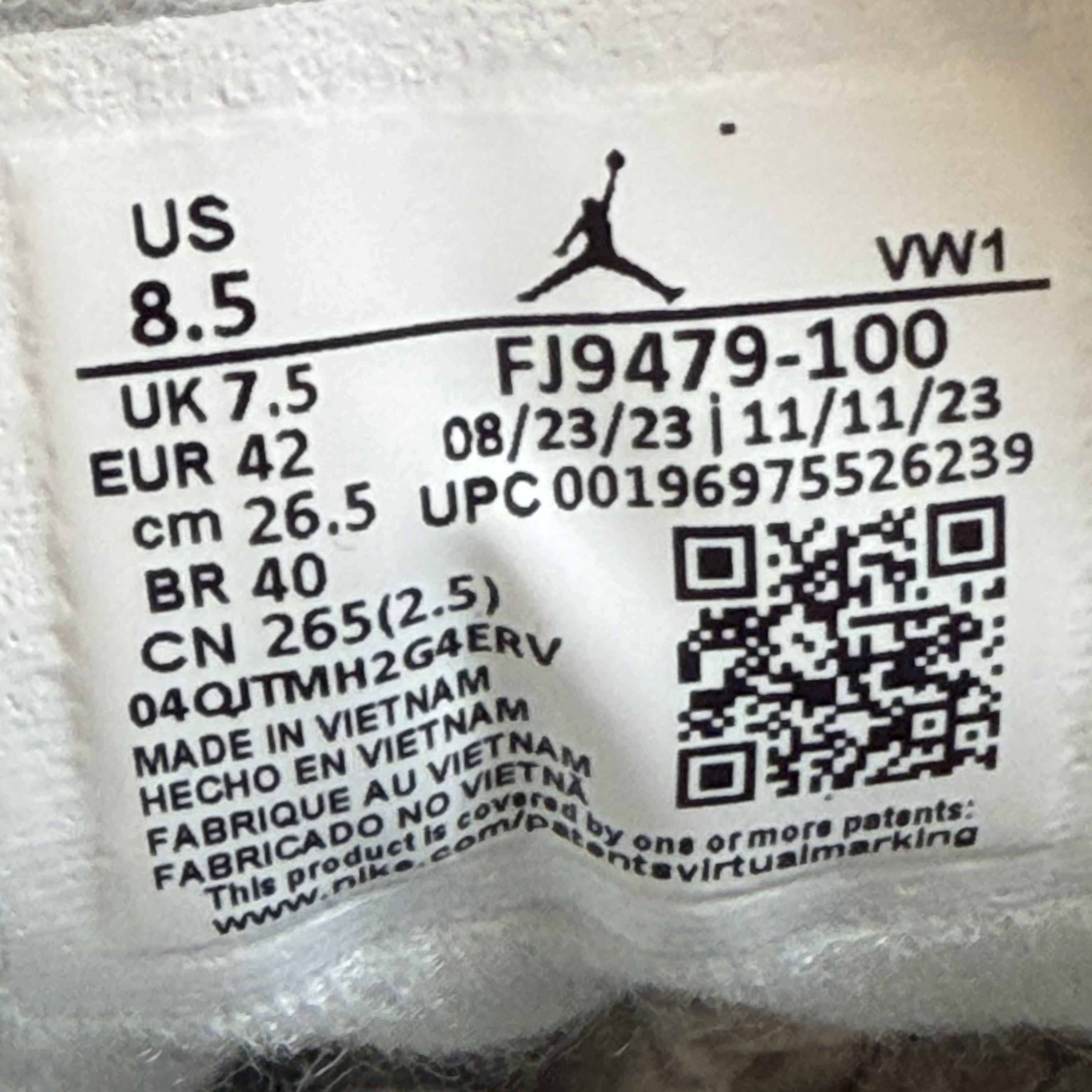 SP9847 Jordan 3 Retro Craft Ivory