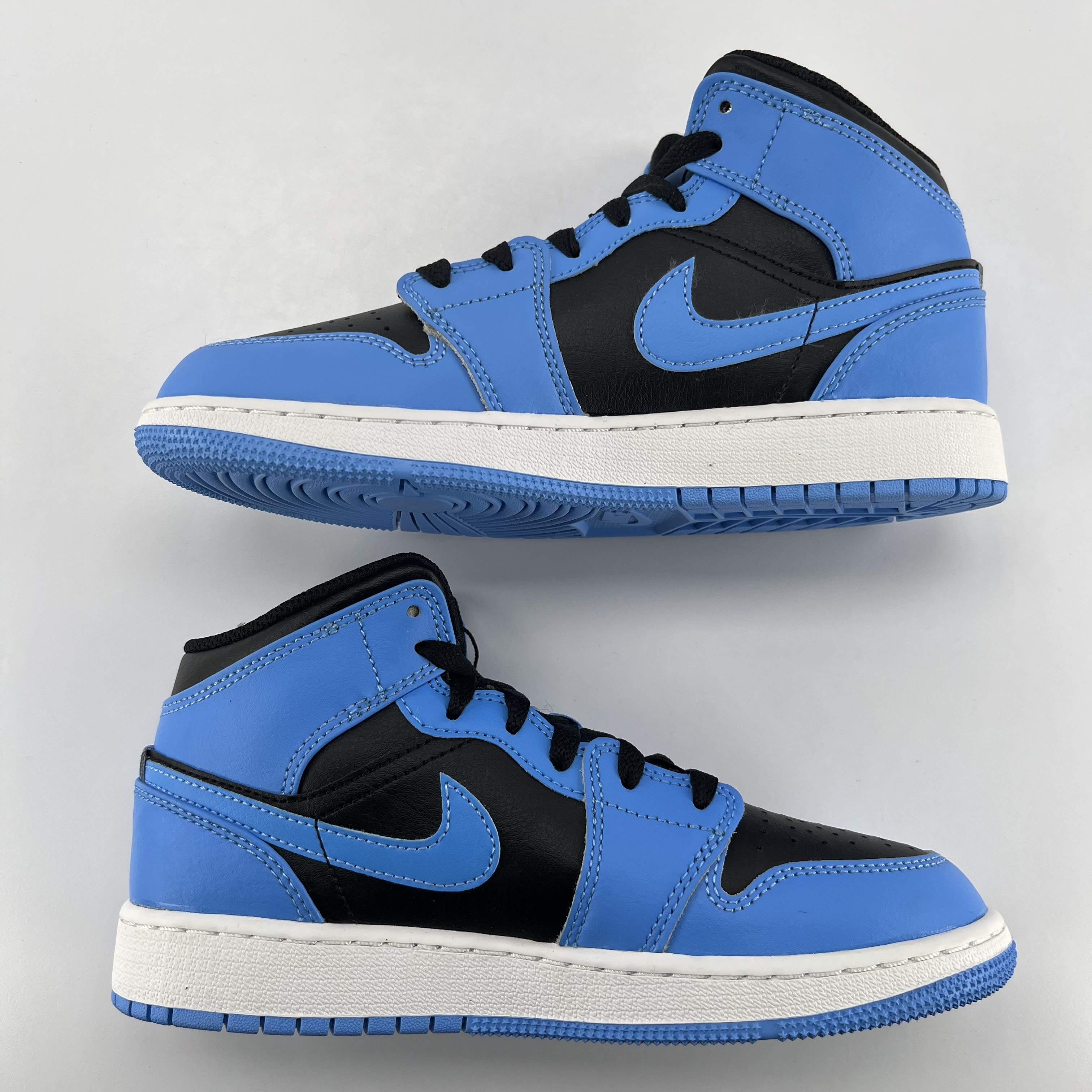 263179 Jordan 1 Mid University Blue Black (GS)