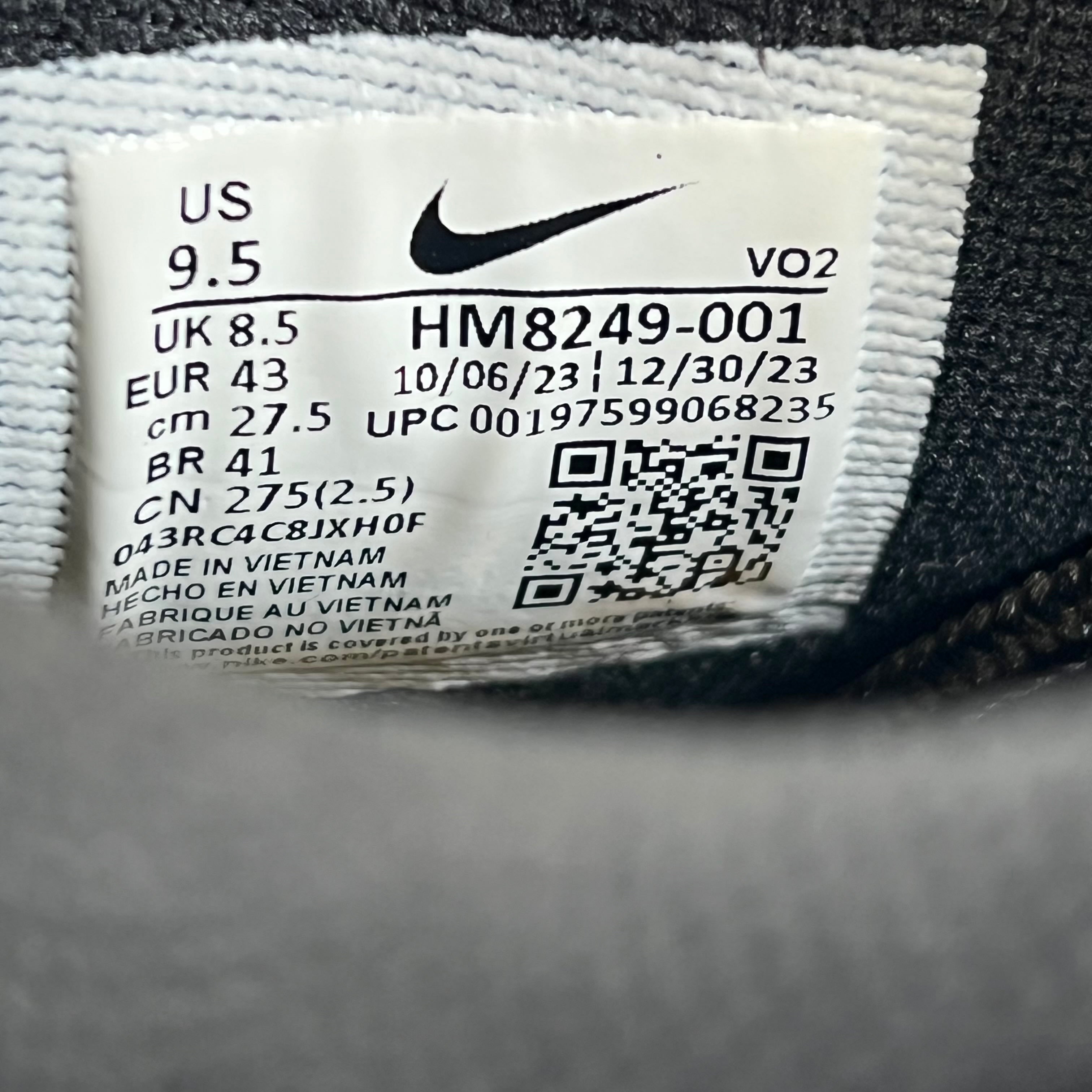 SP14633 Nike Air DT Max '96 Black White (2024)