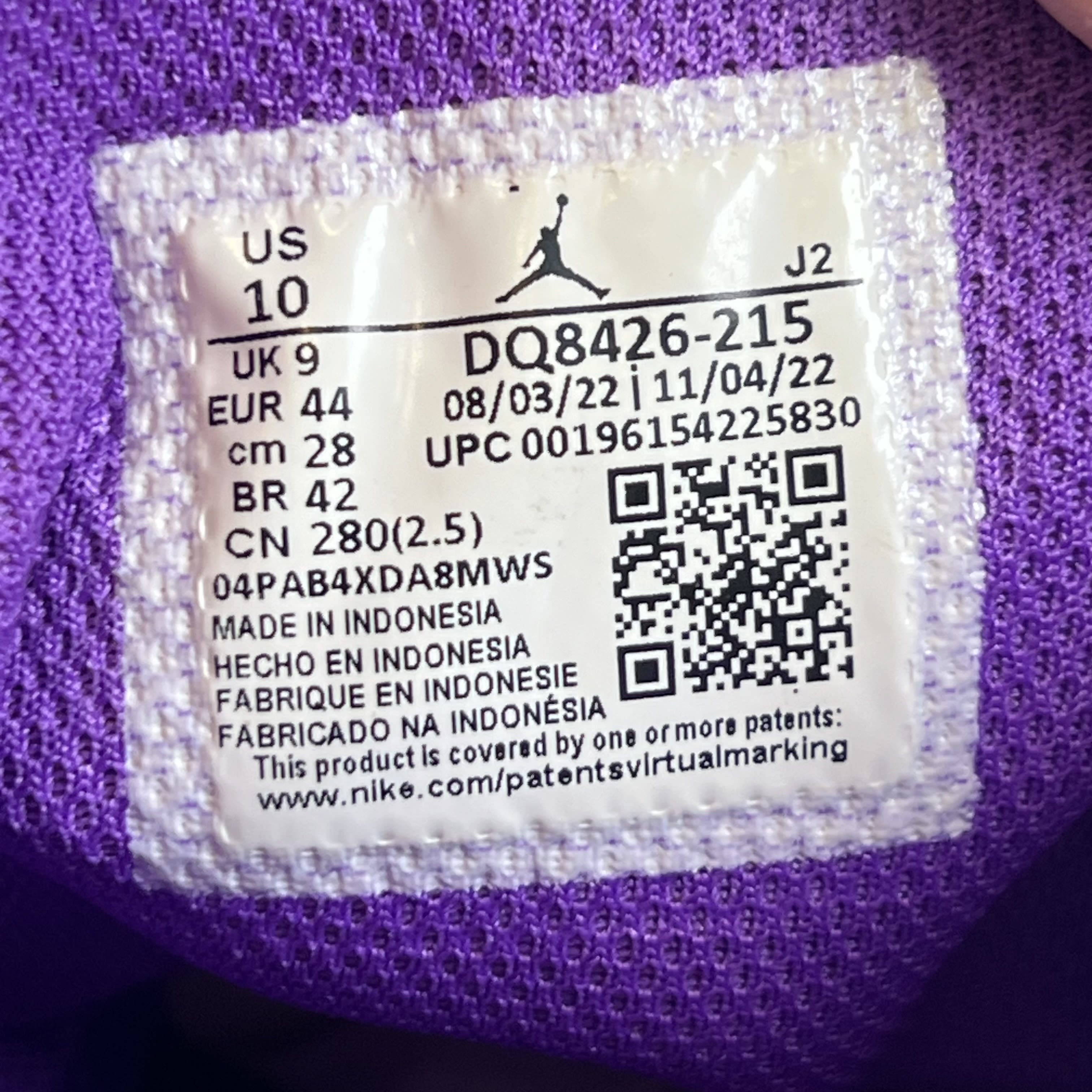 [SP11825] Jordan 1 Mid Purple Mocha