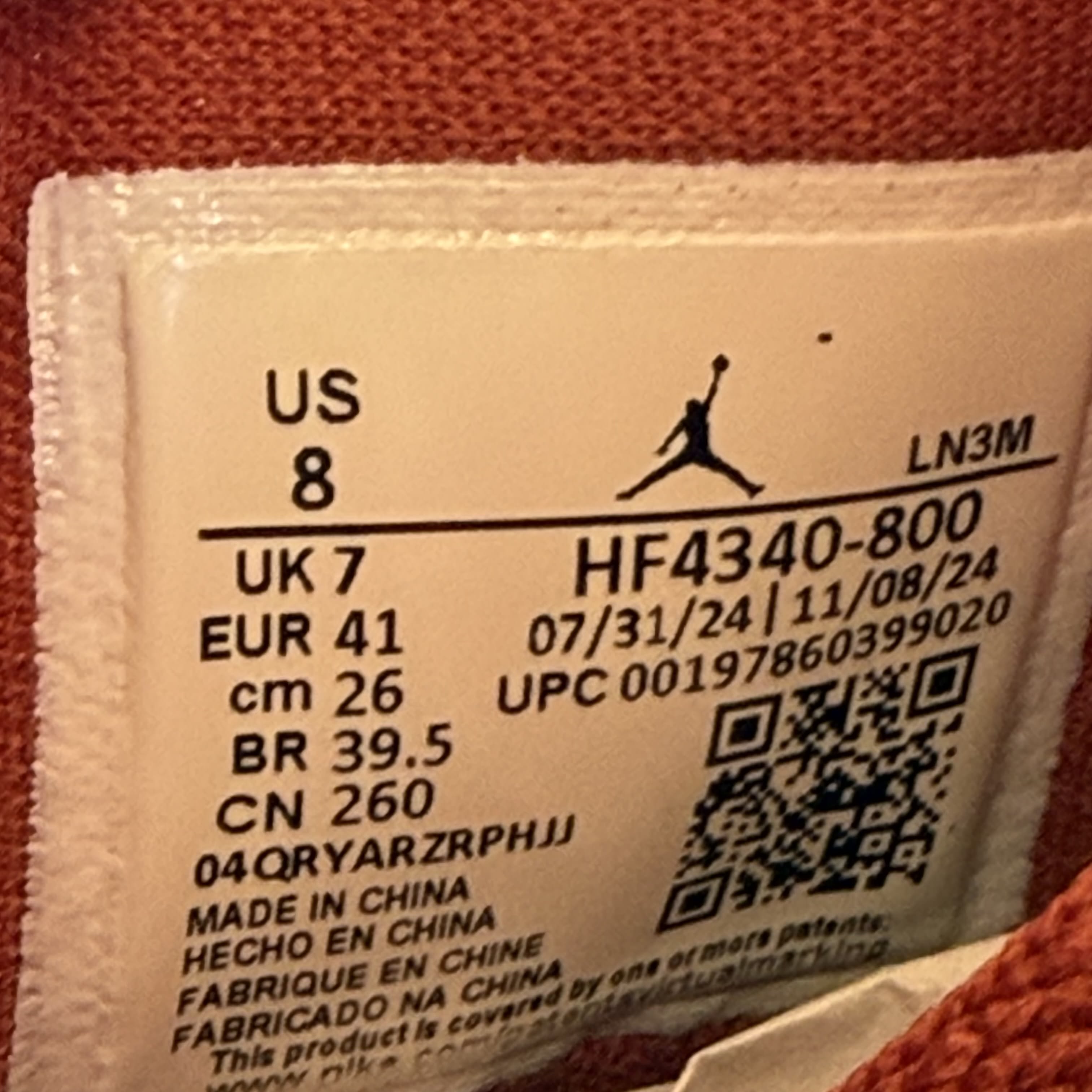 SP4905 Air Jordan 4 Retro OG SP Nigel Sylvester Brick by Brick