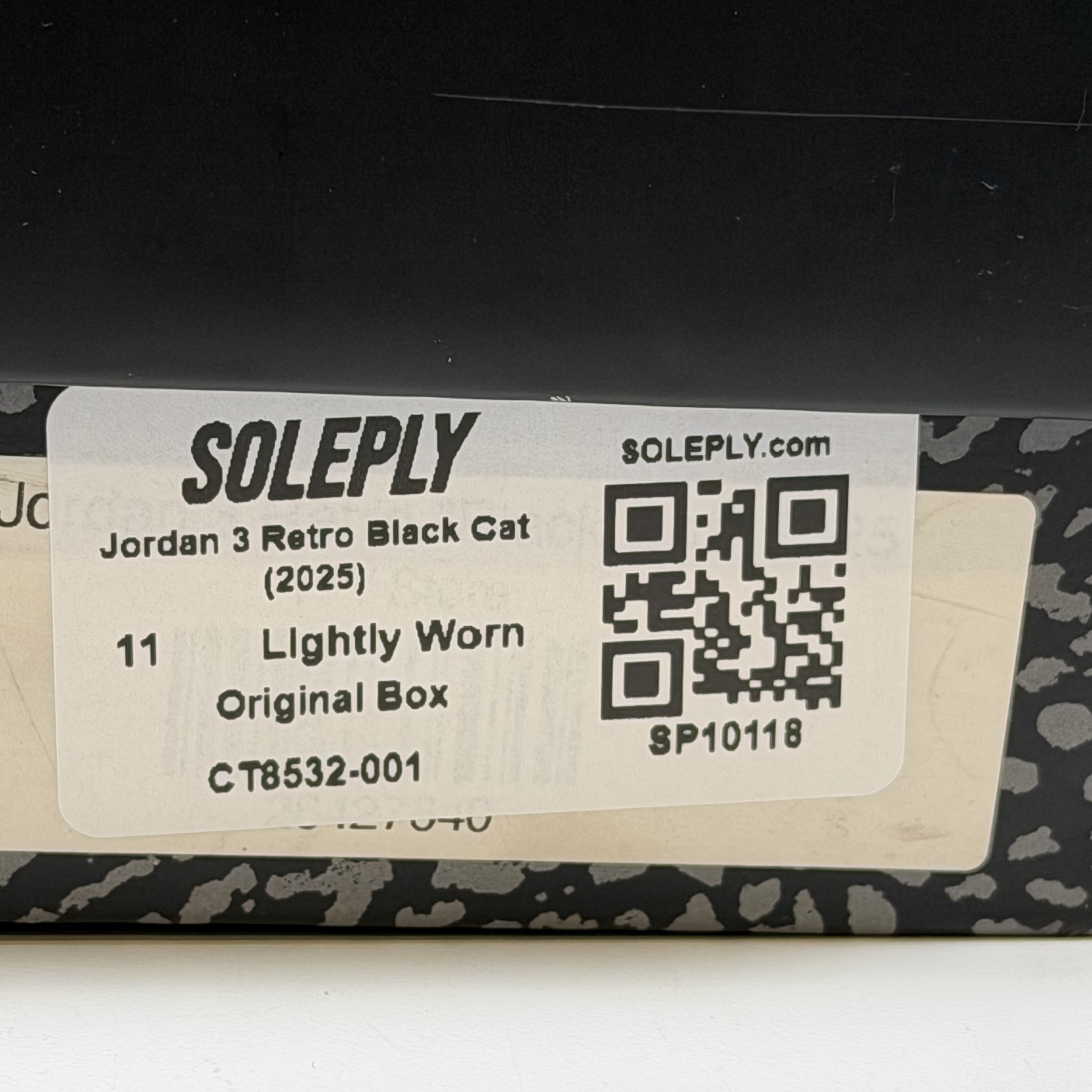 SP10118 Jordan 3 Retro Black Cat (2025)