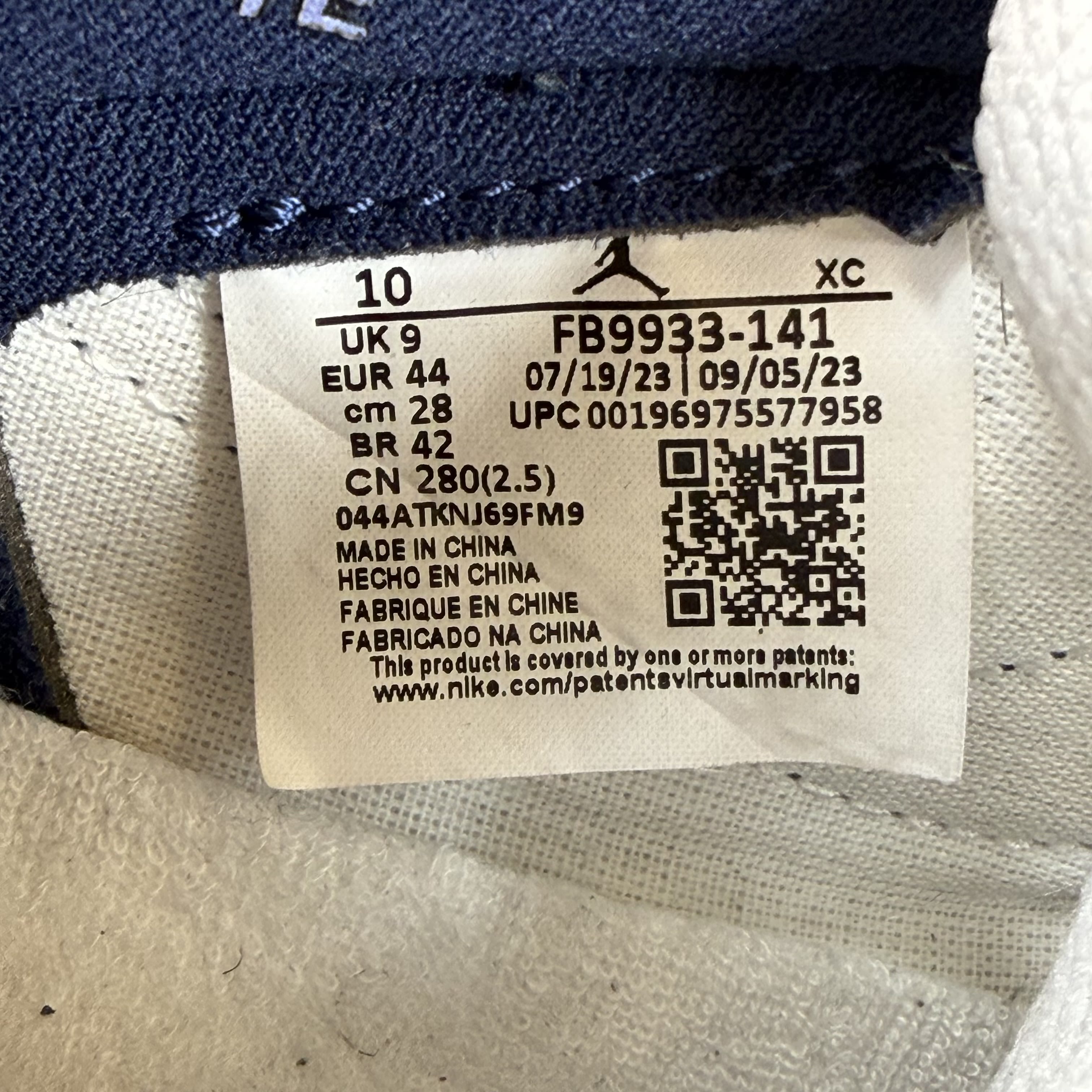 SP7739 Jordan 1 Retro Low '85 Metallic Blue
