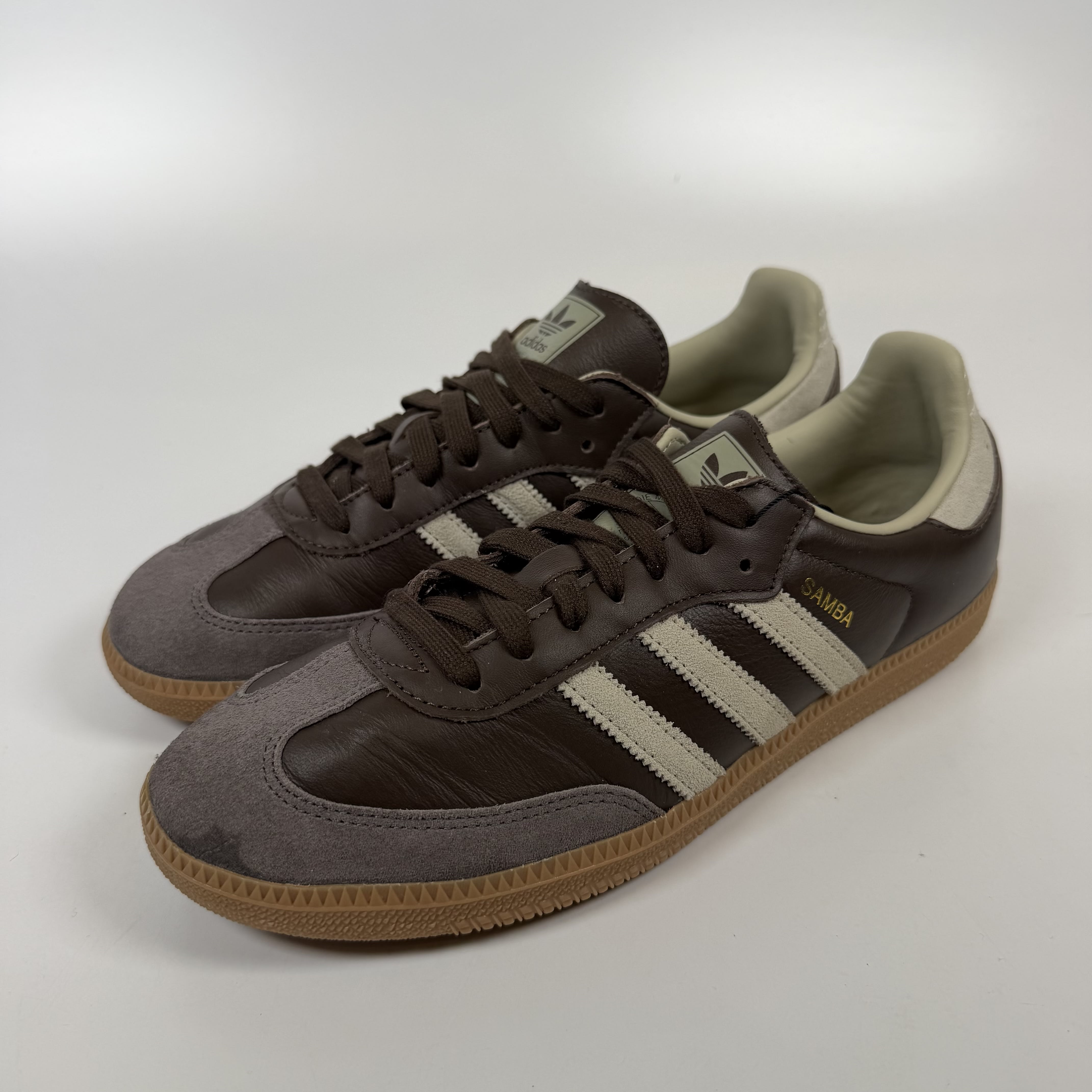 SP7047 adidas Samba OG Brown Putty Grey