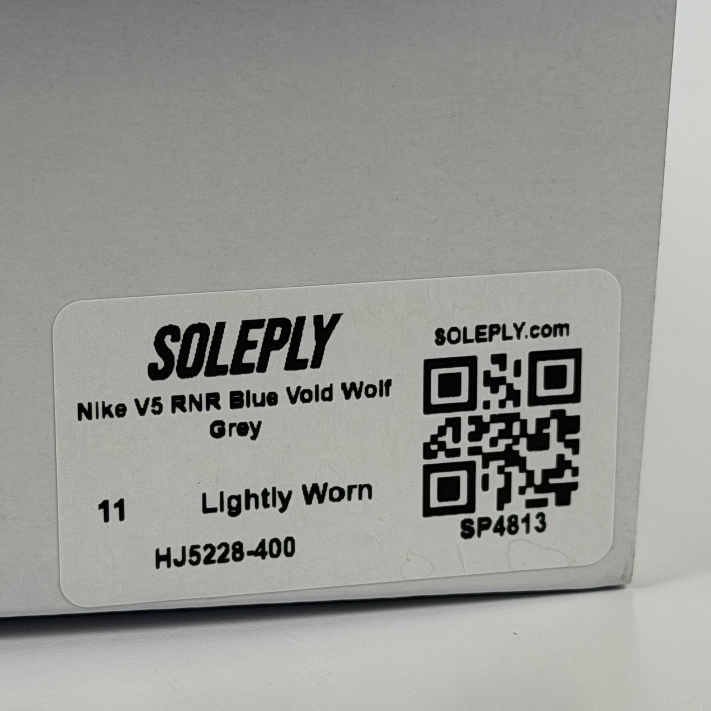 SP4813 Nike V5 RNR Blue Void Wolf Grey