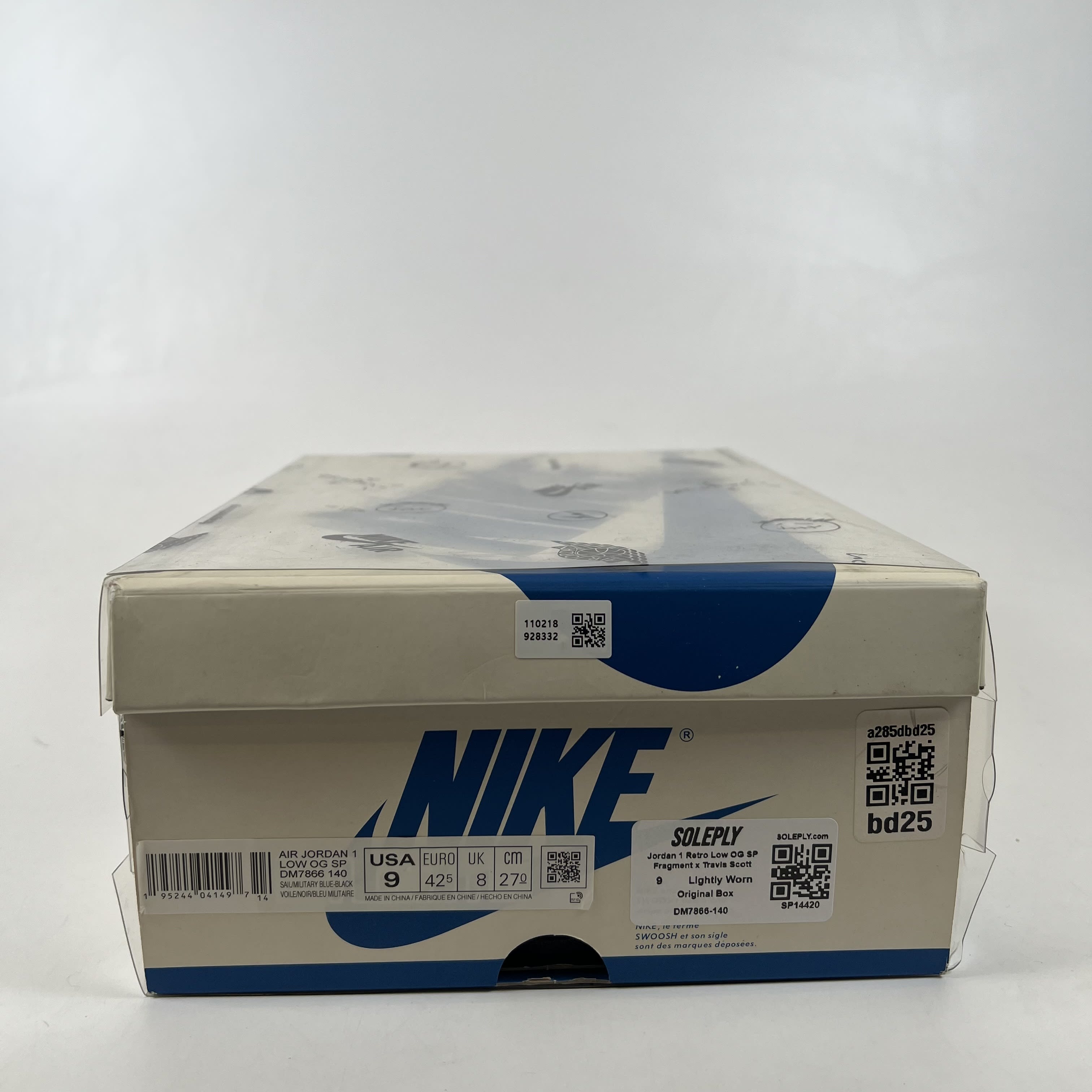 SP14420 Jordan 1 Retro Low OG SP Fragment x Travis Scott