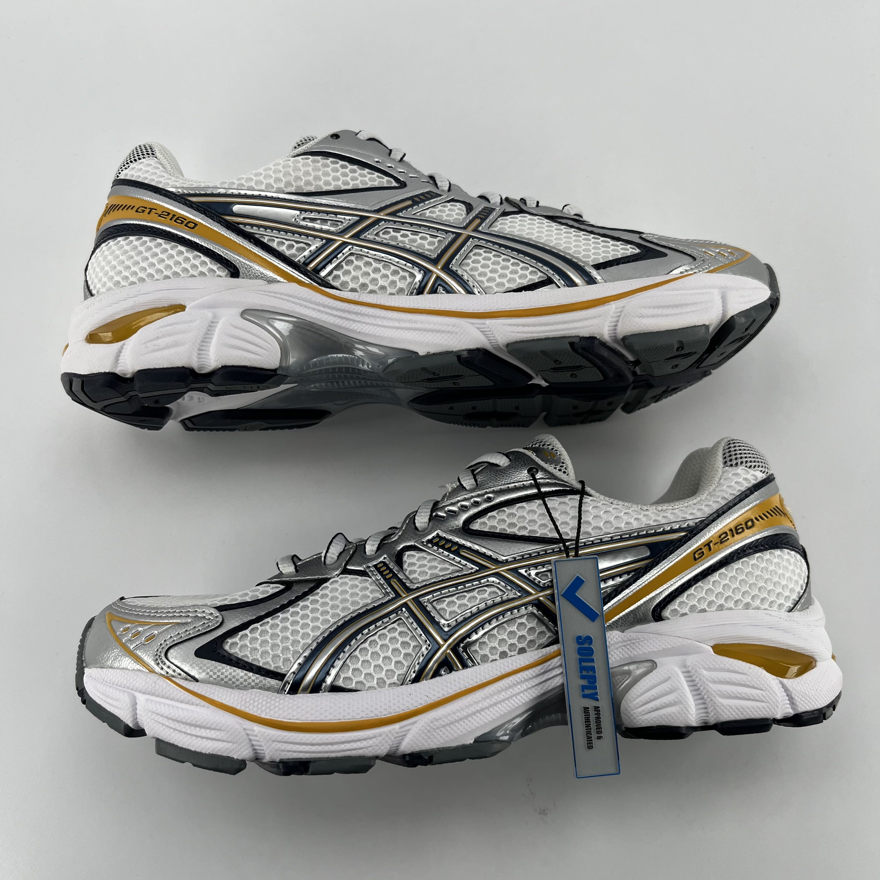 272438 ASICS GT-2160 White Pure Silver Gold
