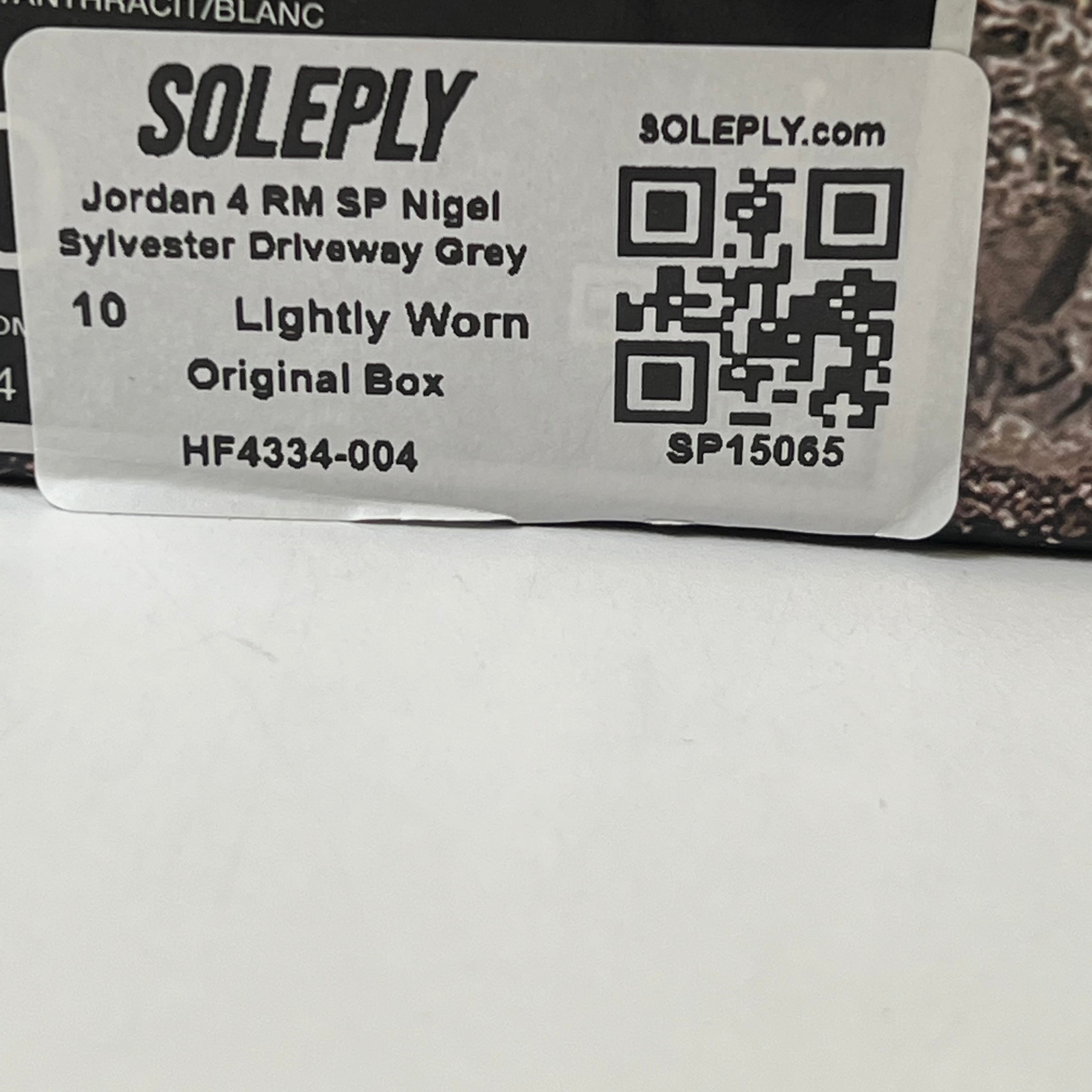 SP15065 Jordan 4 RM SP Nigel Sylvester Driveway Grey