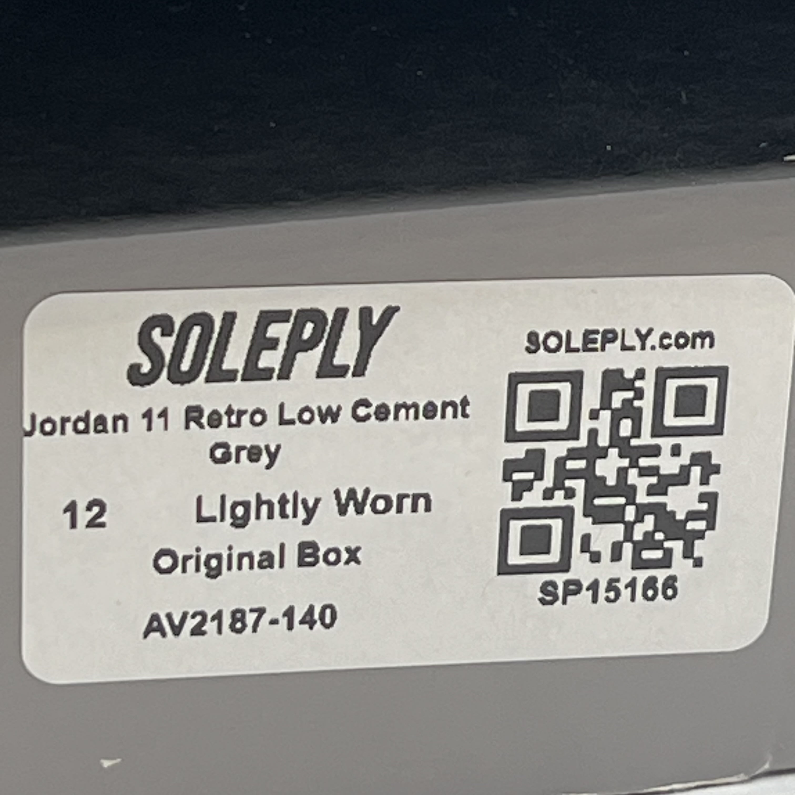 [SP15166] Jordan 11 Retro Low Cement Grey