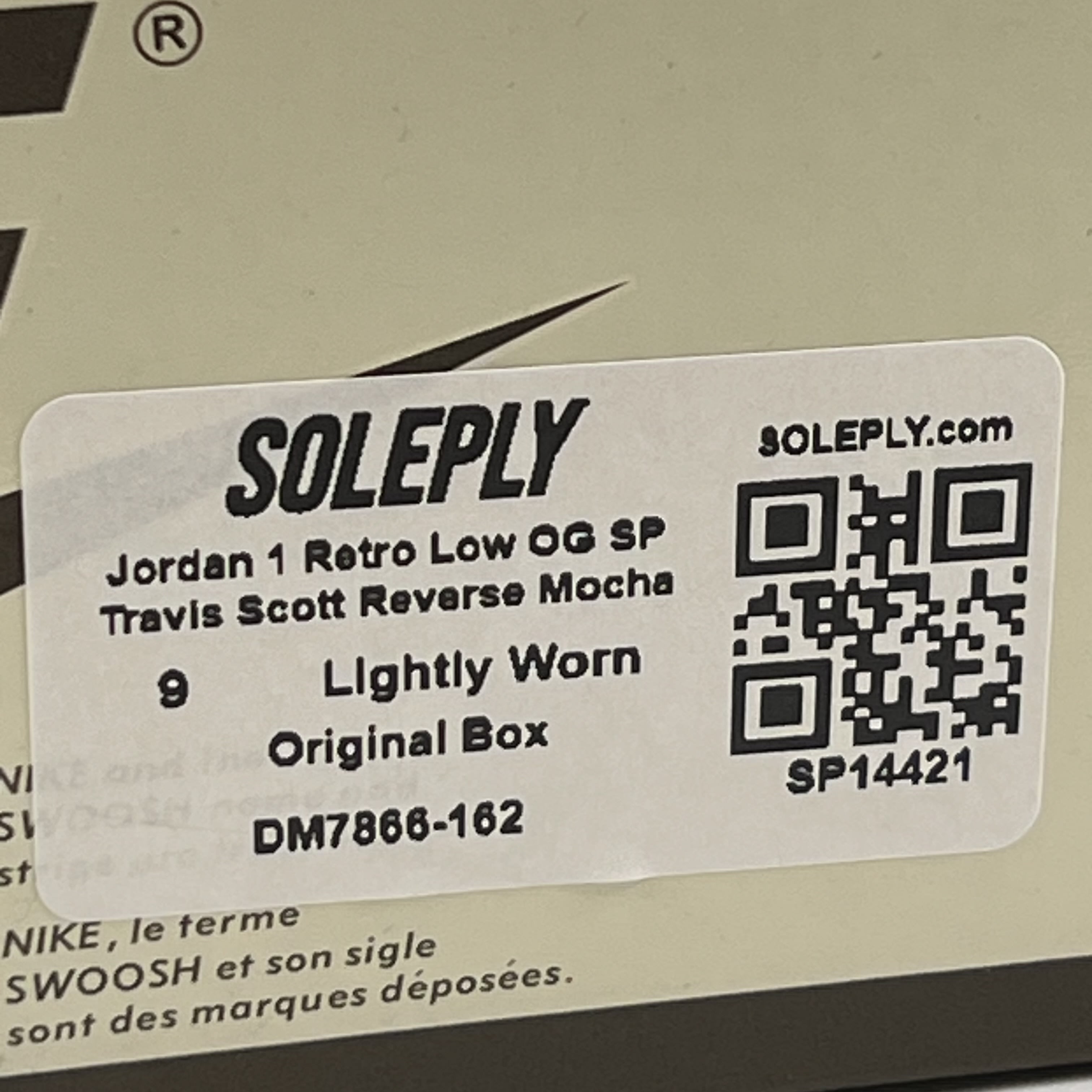 [SP14421] Jordan 1 Retro Low OG SP Travis Scott Reverse Mocha