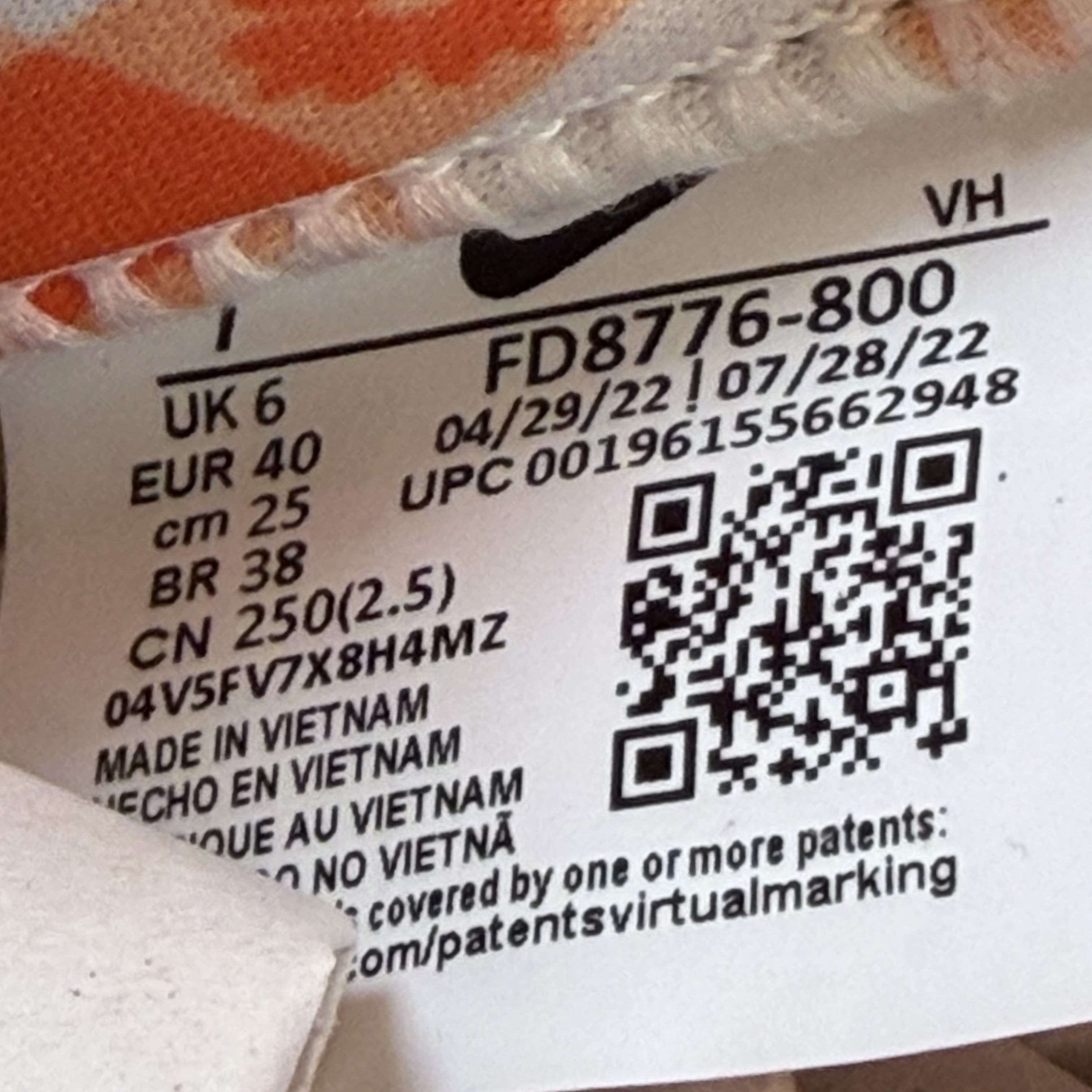 SP10300 Nike SB Dunk Low Concepts Orange Lobster