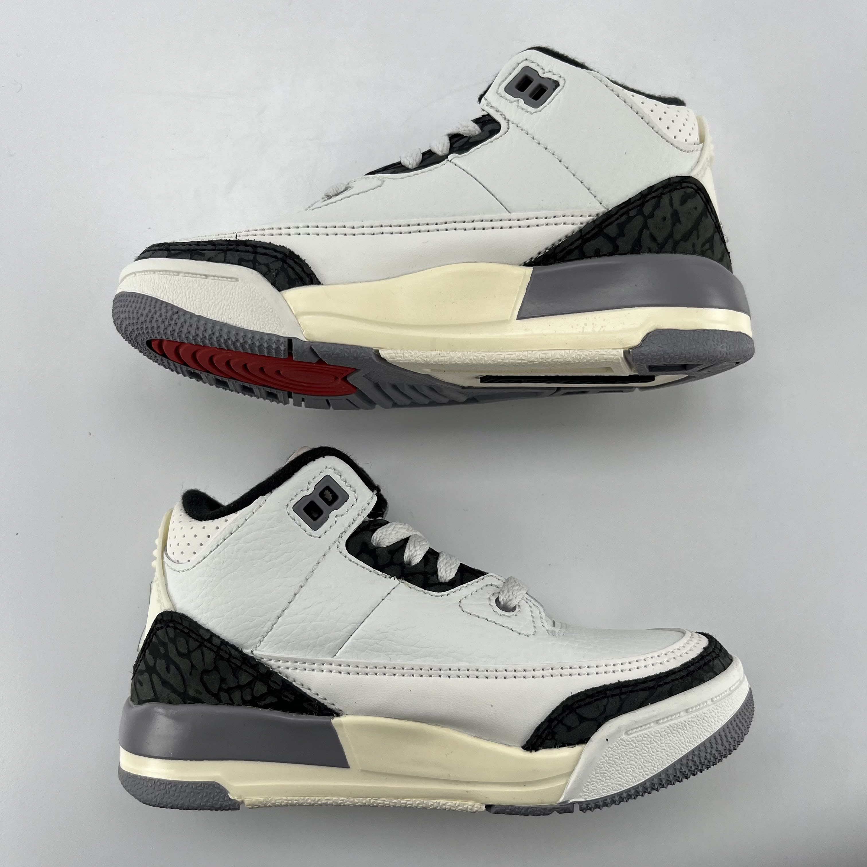 313237 Jordan 3 Retro Cement Grey (PS)