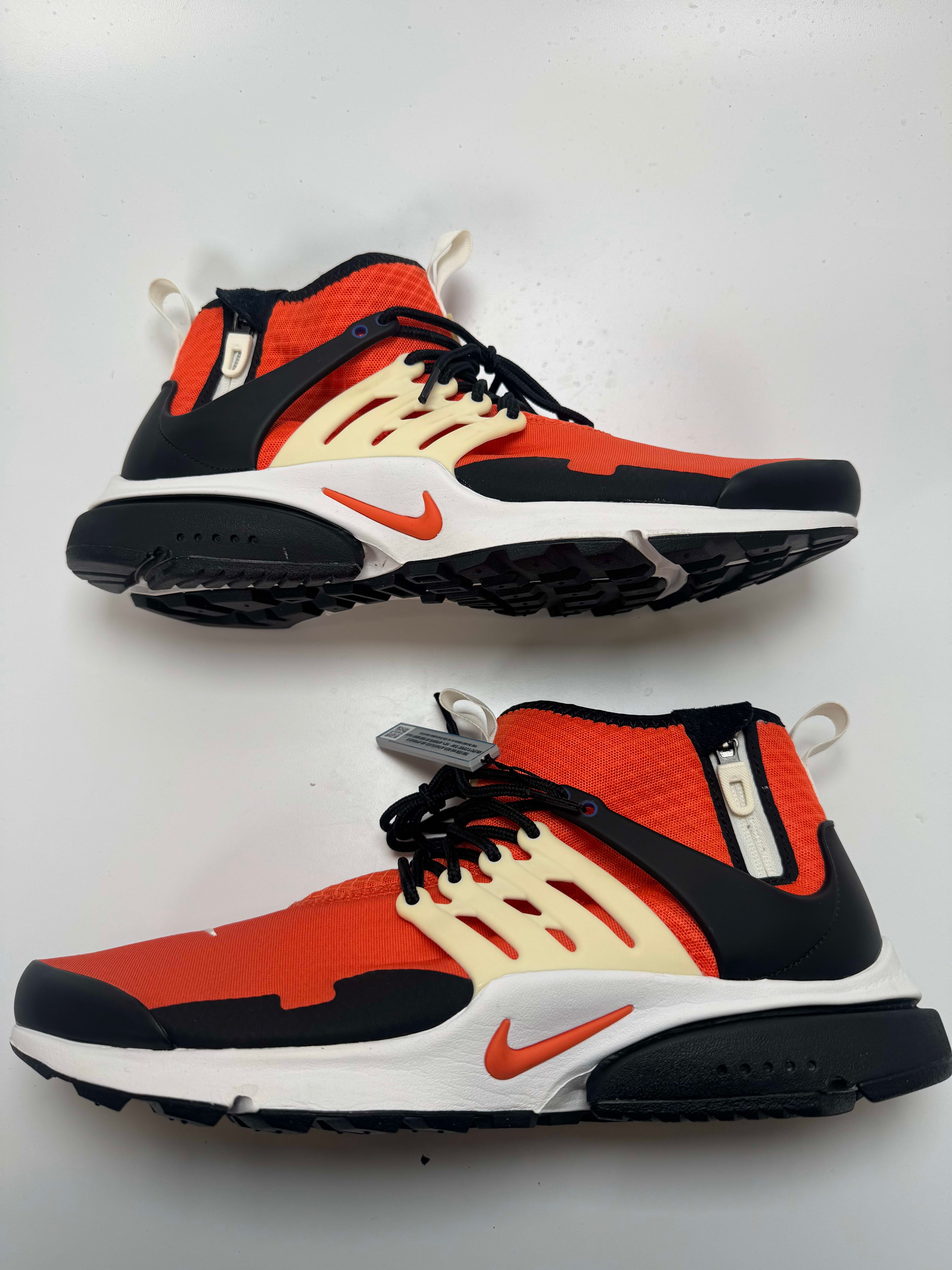 SP194 Nike Air Presto Mid Utility Black Orange