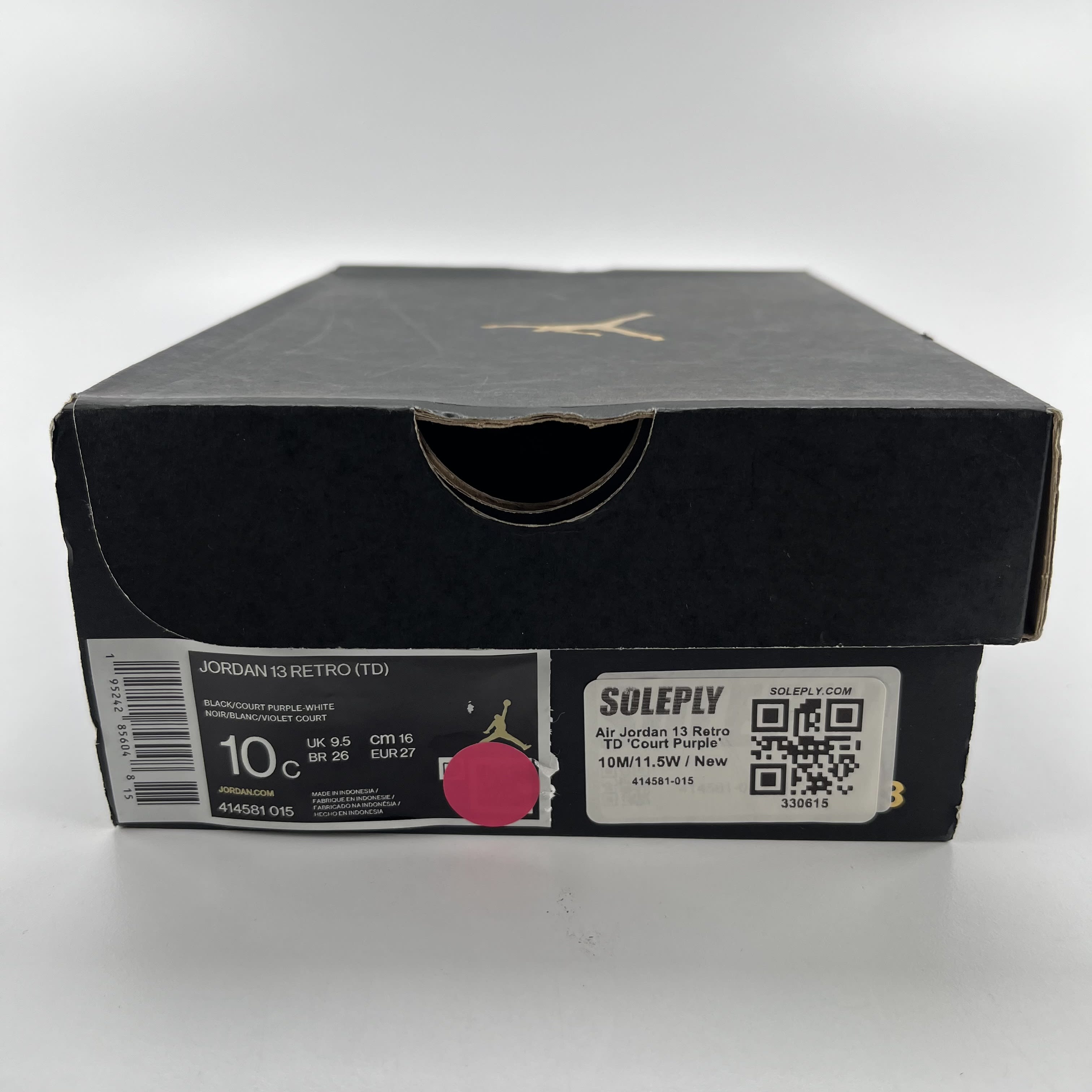 330615 Air Jordan 13 Retro TD 'Court Purple'